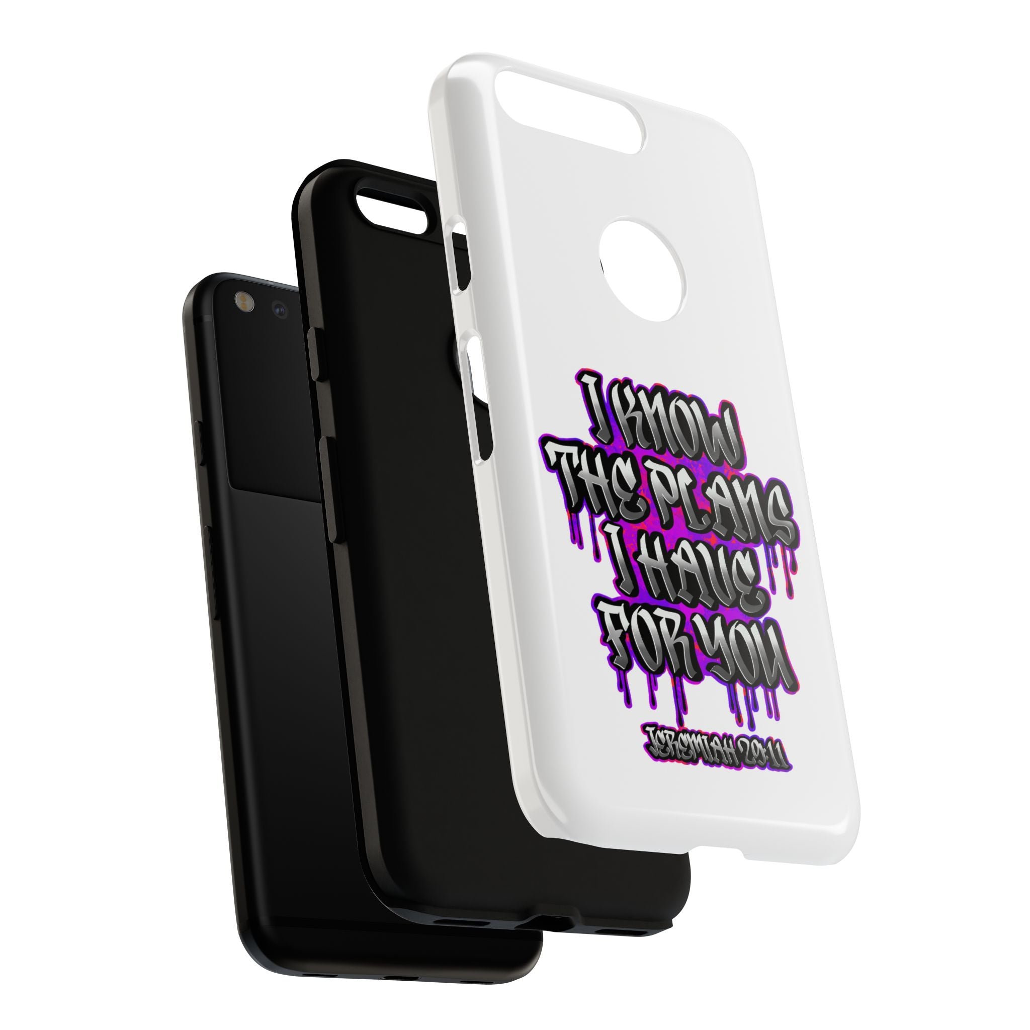 Jeremiah 29:11 Phone Case — "I Know The Plans I Have For You" Christian Bible Verse Protective Case