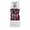 Jesus Heart Racerback Dress – Red Glitter Leopard Faith Dress