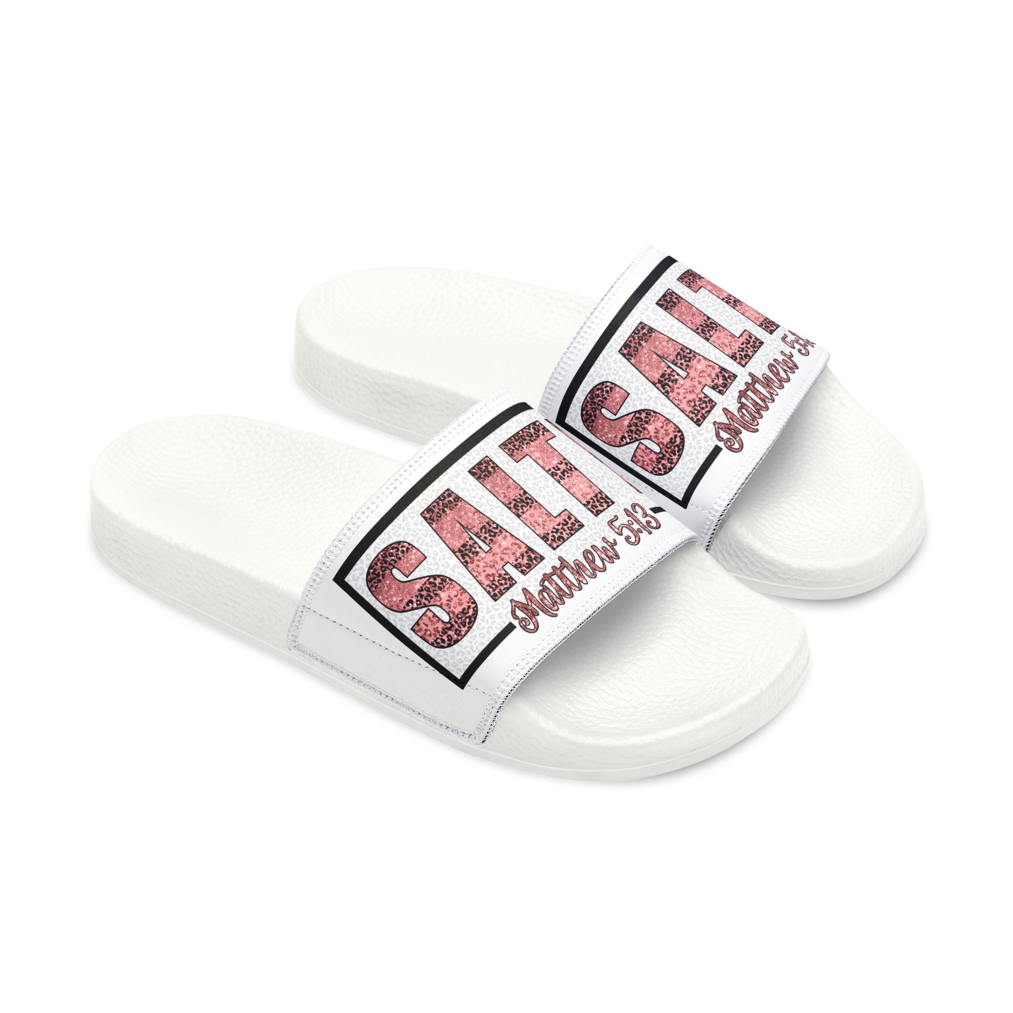 Salty Bible Verse Women's Removable-Strap Sandals