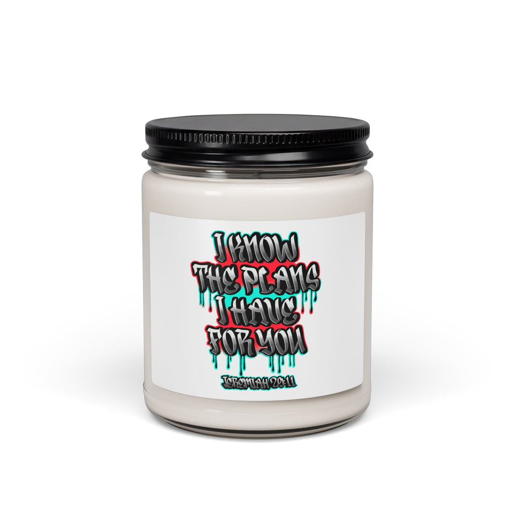 Jeremiah 29:11 Bible Verse Soy Candle — "I Know This Plans I Have For You" Scented 9oz