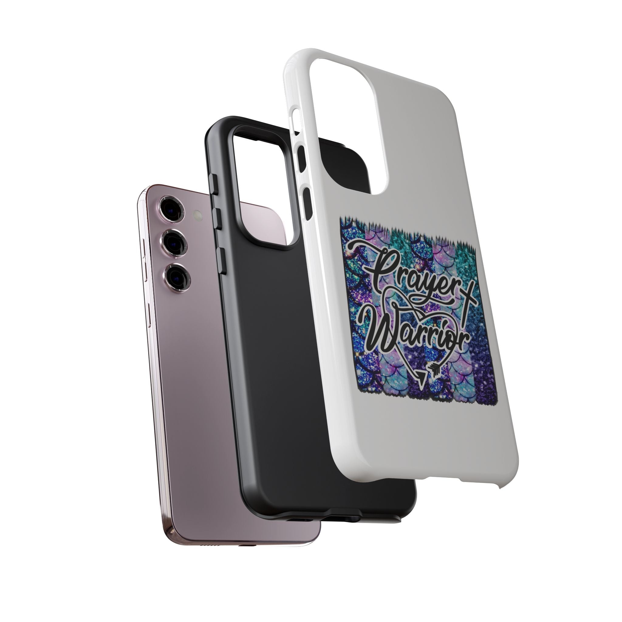 Prayer Warrior Phone Case — Faith-Inspired Tough Protective Cover