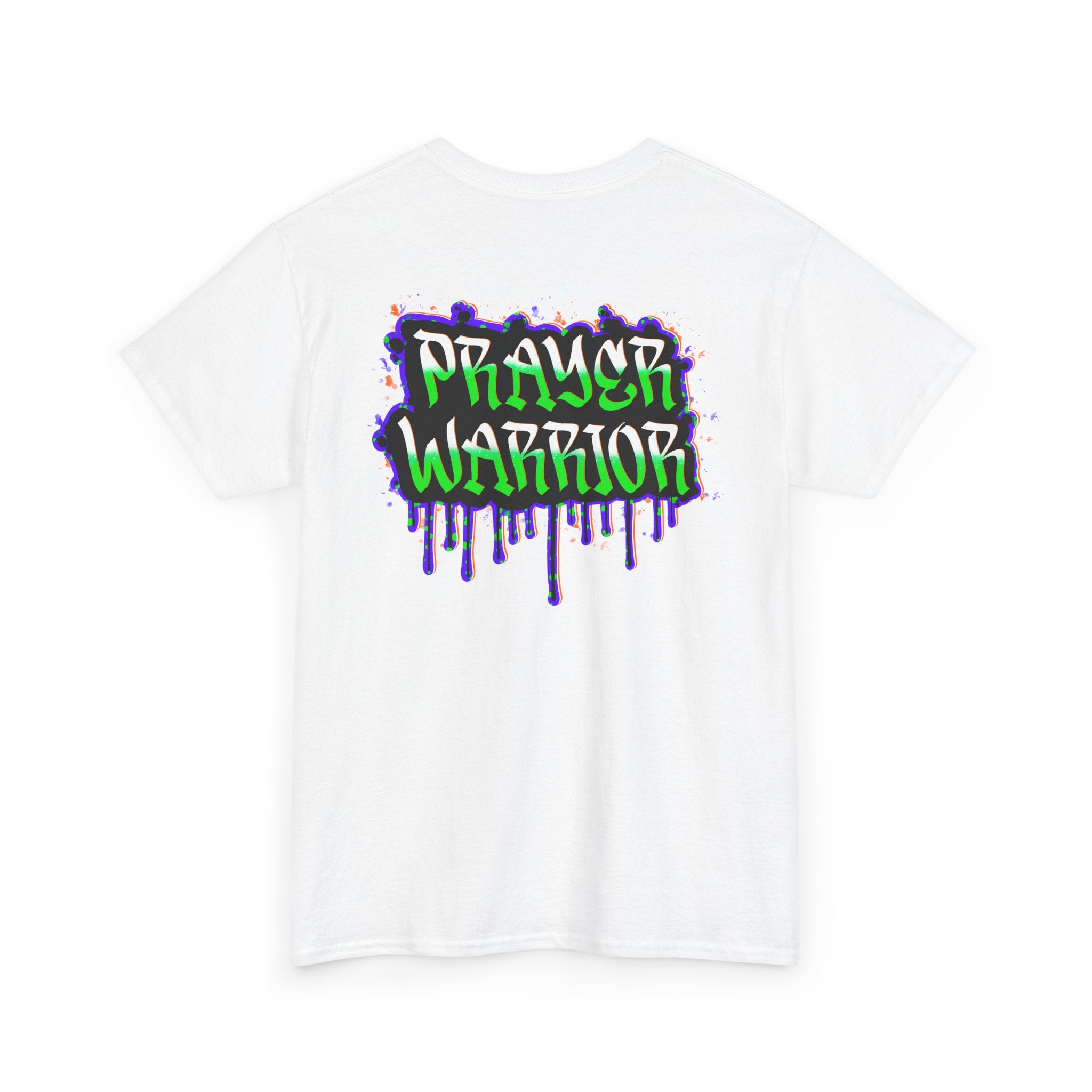 Prayer Warrior Graffiti Tee — Drip Streetwear Christian T-Shirt