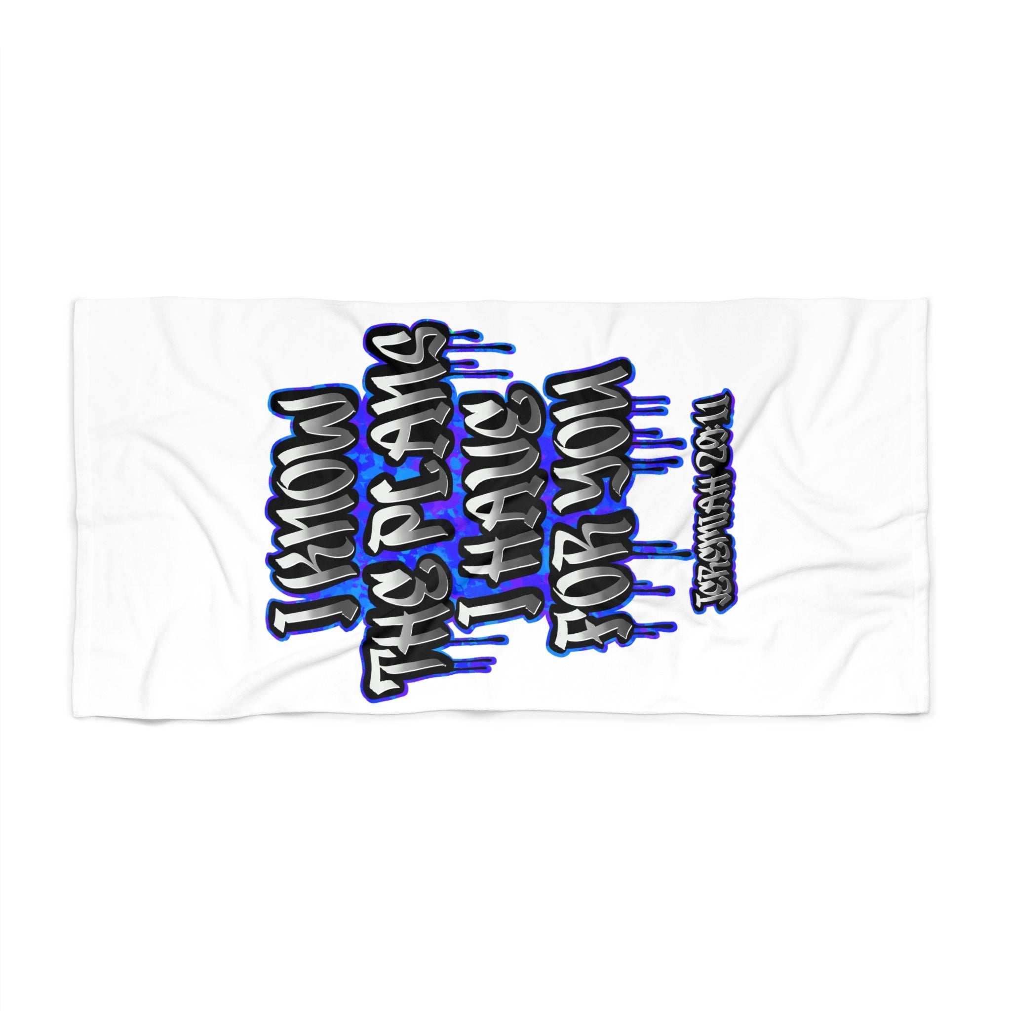 Beach Towel - "I Know I Have Plans For You" Jeremiah 29:11 Drip Graphic