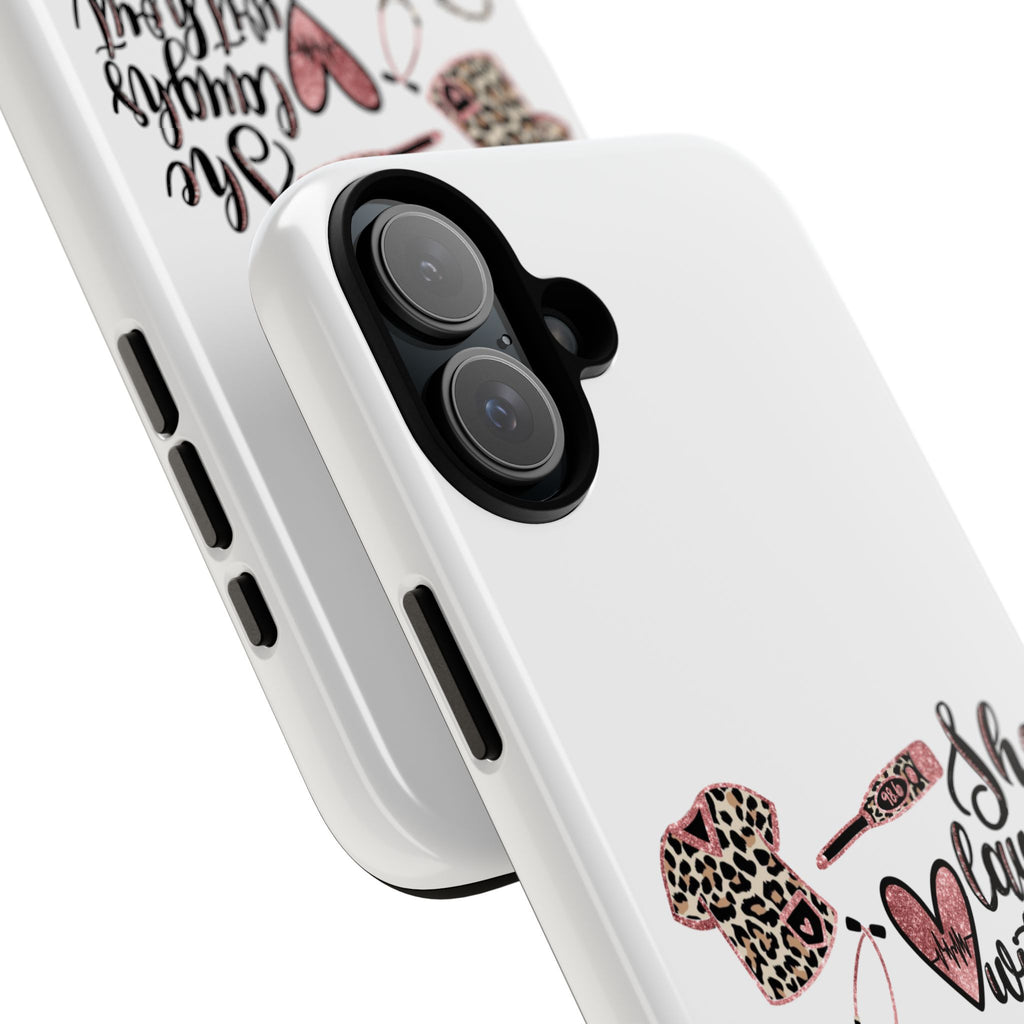 'She Laughs Without Fear' Proverbs 31 Scripture Nurse Tough Phone Case