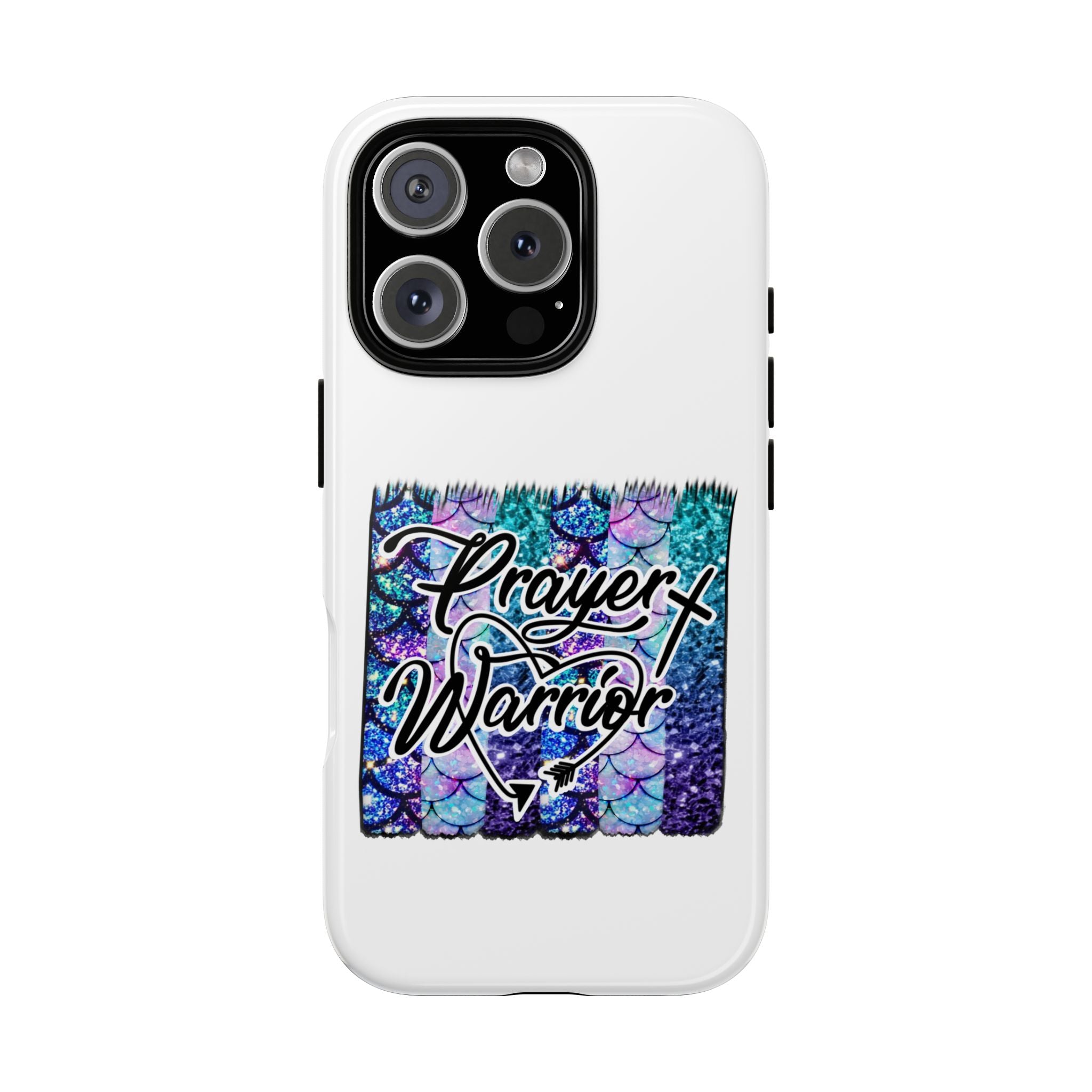 Prayer Warrior Phone Case — Faith-Inspired Tough Protective Cover