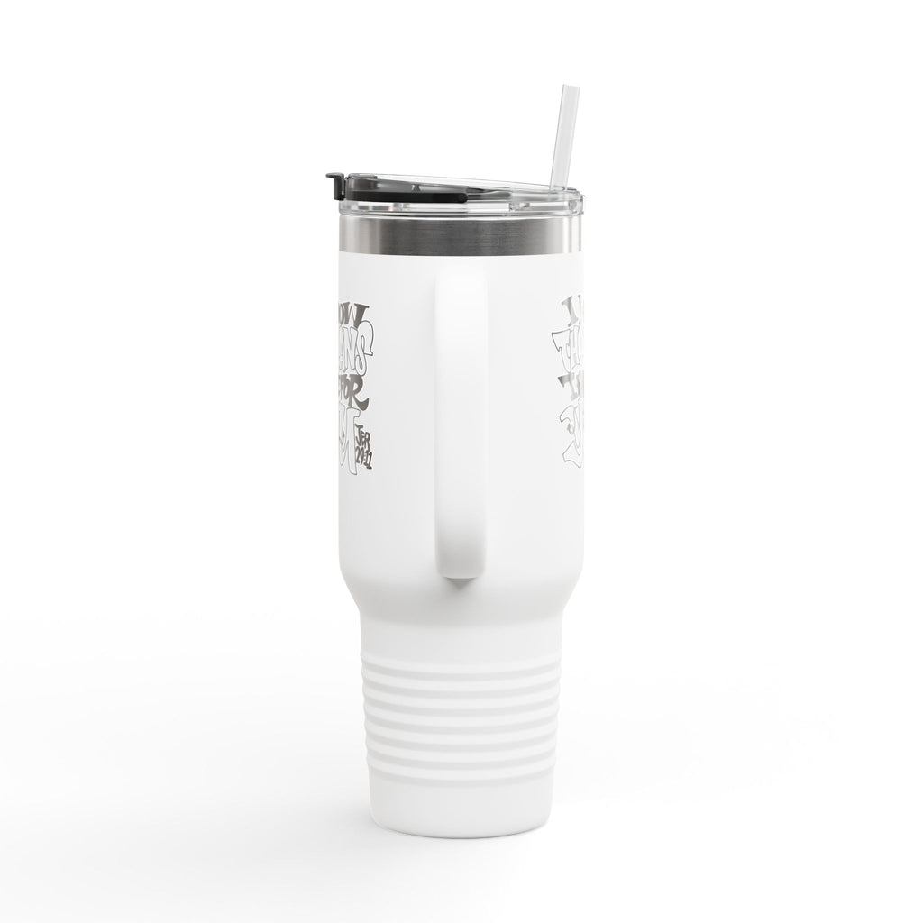 40oz Insulated Travel Mug – "I Know the Plans I Have for You" Jeremiah 29:11 Tumbler