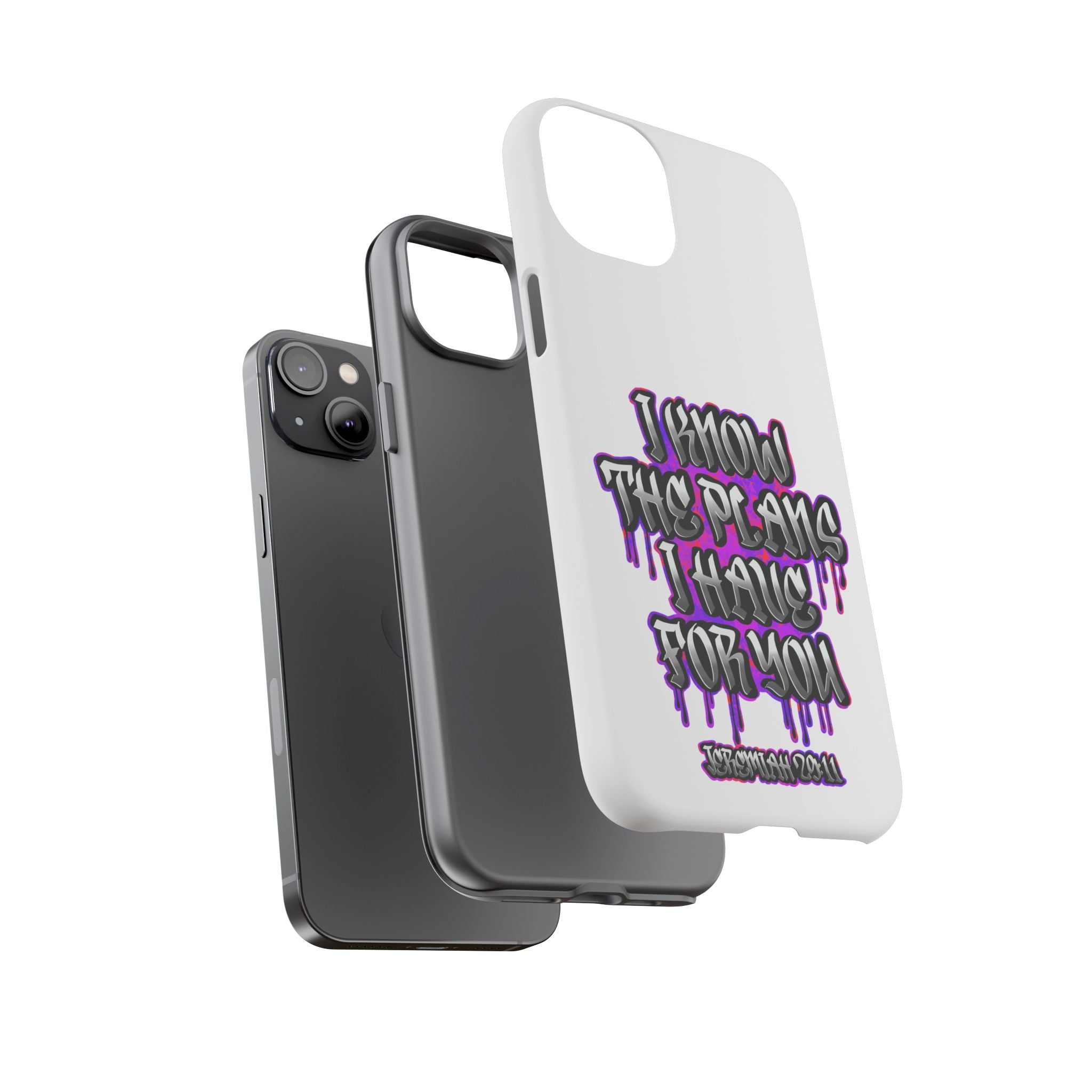 Jeremiah 29:11 Phone Case — "I Know The Plans I Have For You" Christian Bible Verse Protective Case