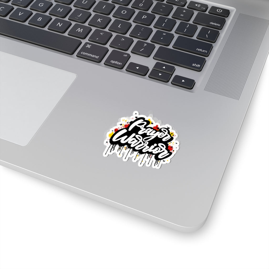 Prayer Warrior Sticker – Inspirational Kiss-Cut Faith Decal