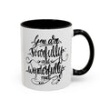 Inspirational Coffee Mug — "You Are Fearfully and Wonderfully Made" Accent Mug