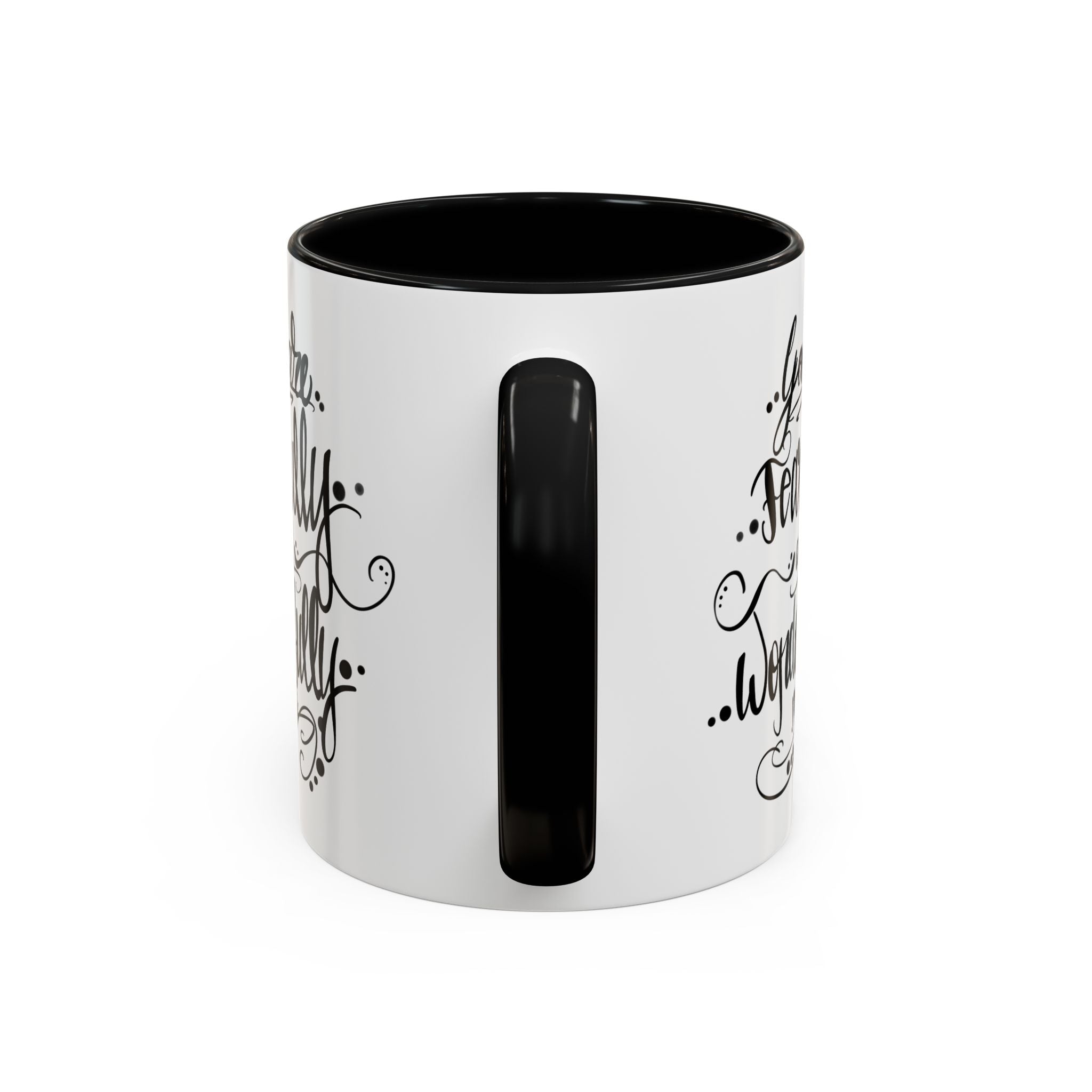 Inspirational Coffee Mug — "You Are Fearfully and Wonderfully Made" Accent Mug