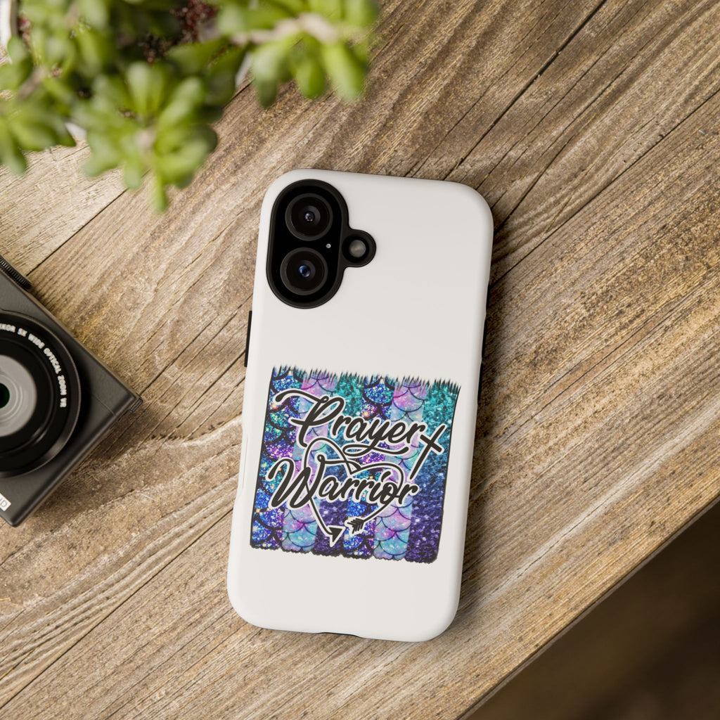Prayer Warrior Phone Case — Faith-Inspired Tough Protective Cover