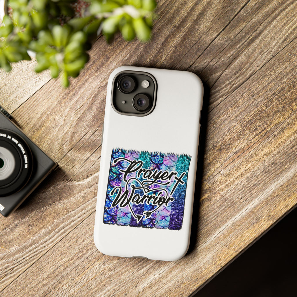 Prayer Warrior Phone Case — Faith-Inspired Tough Protective Cover