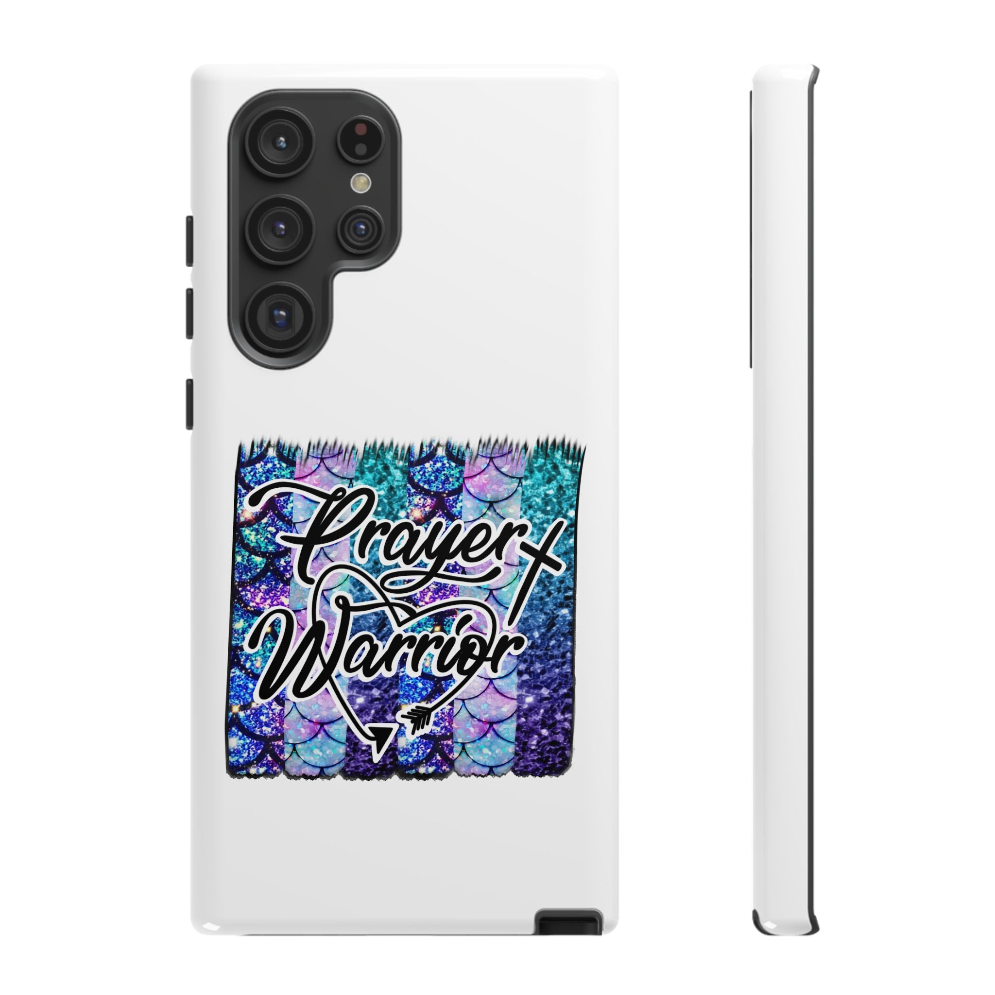 Prayer Warrior Phone Case — Faith-Inspired Tough Protective Cover