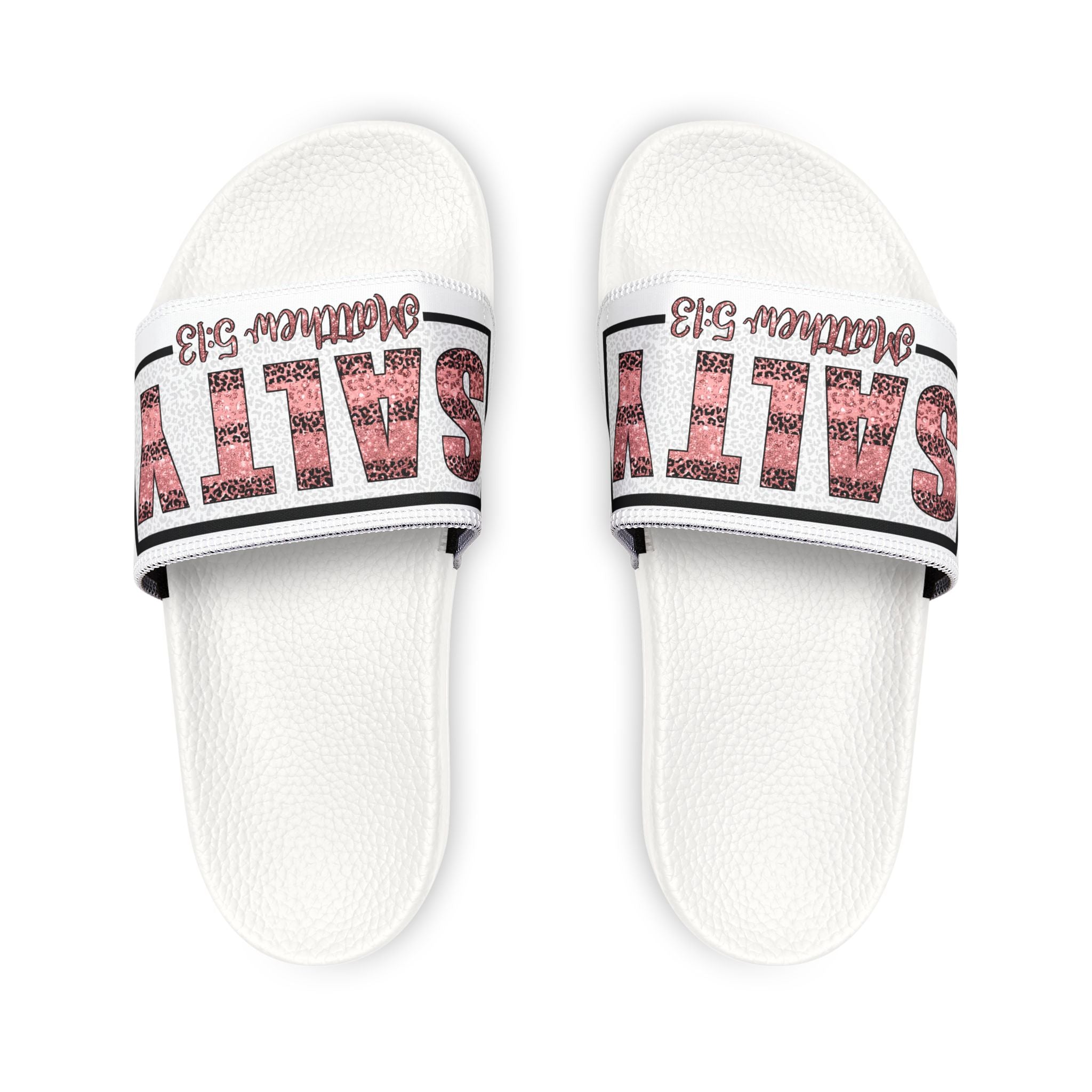 Salty Bible Verse Women's Removable-Strap Sandals
