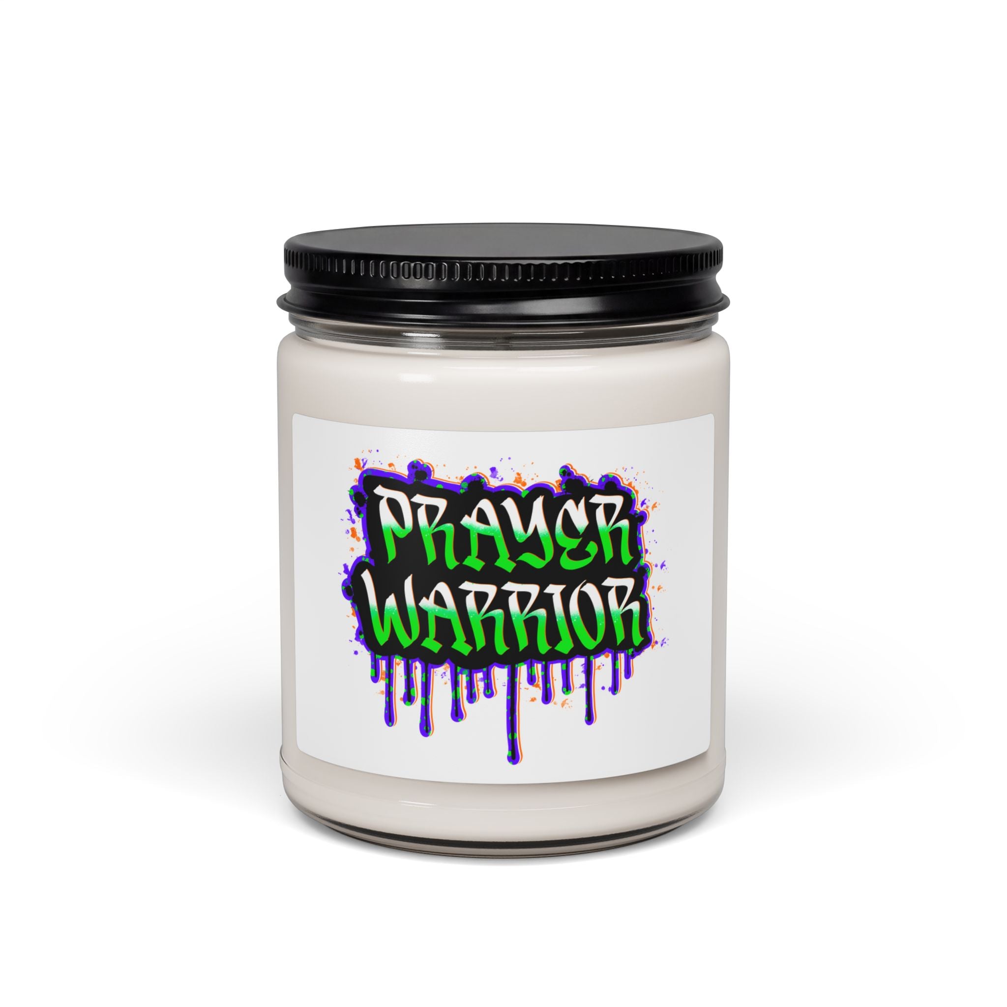 Prayer Warrior Soy Candle — Scented 9oz Inspirational Jar