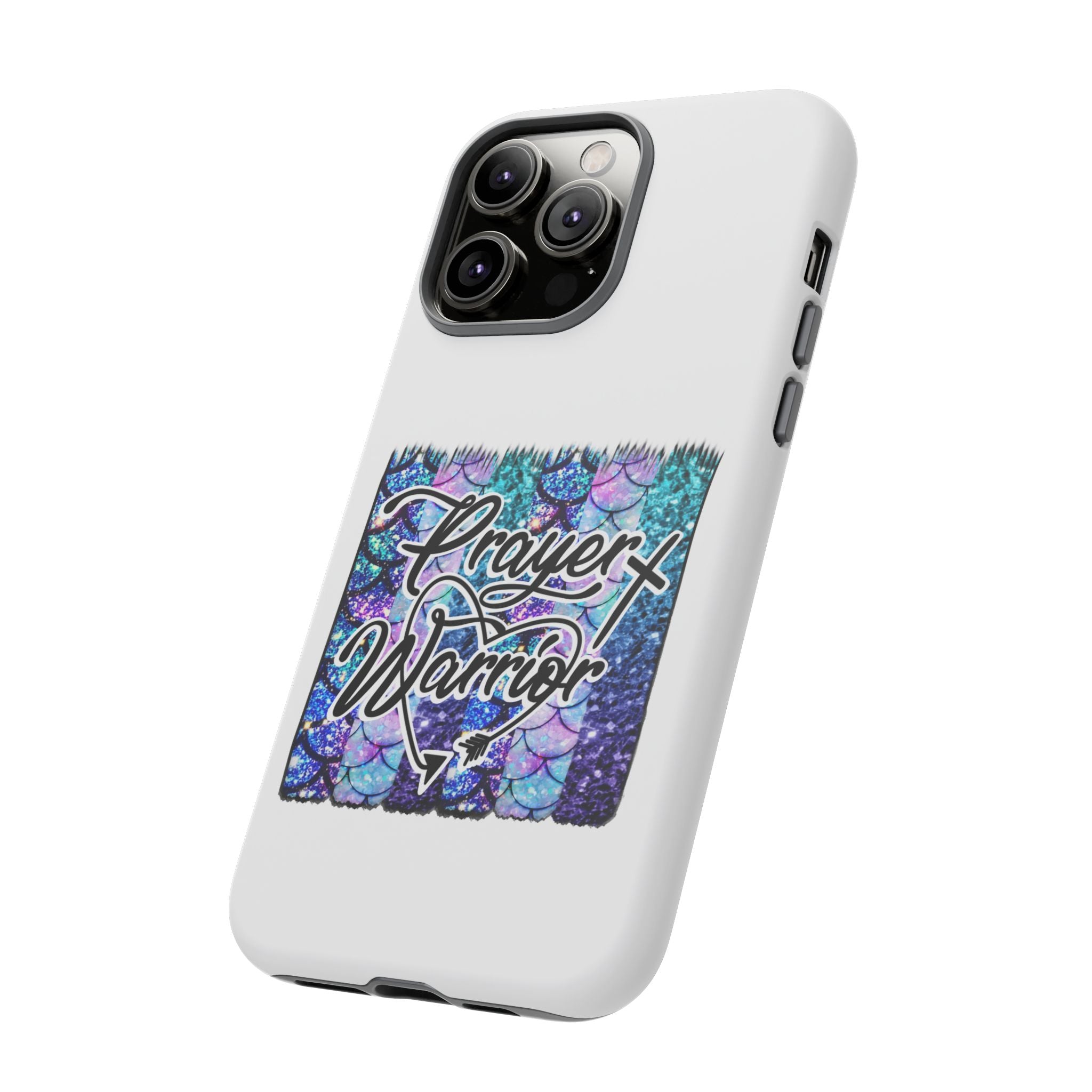 Prayer Warrior Phone Case — Faith-Inspired Tough Protective Cover