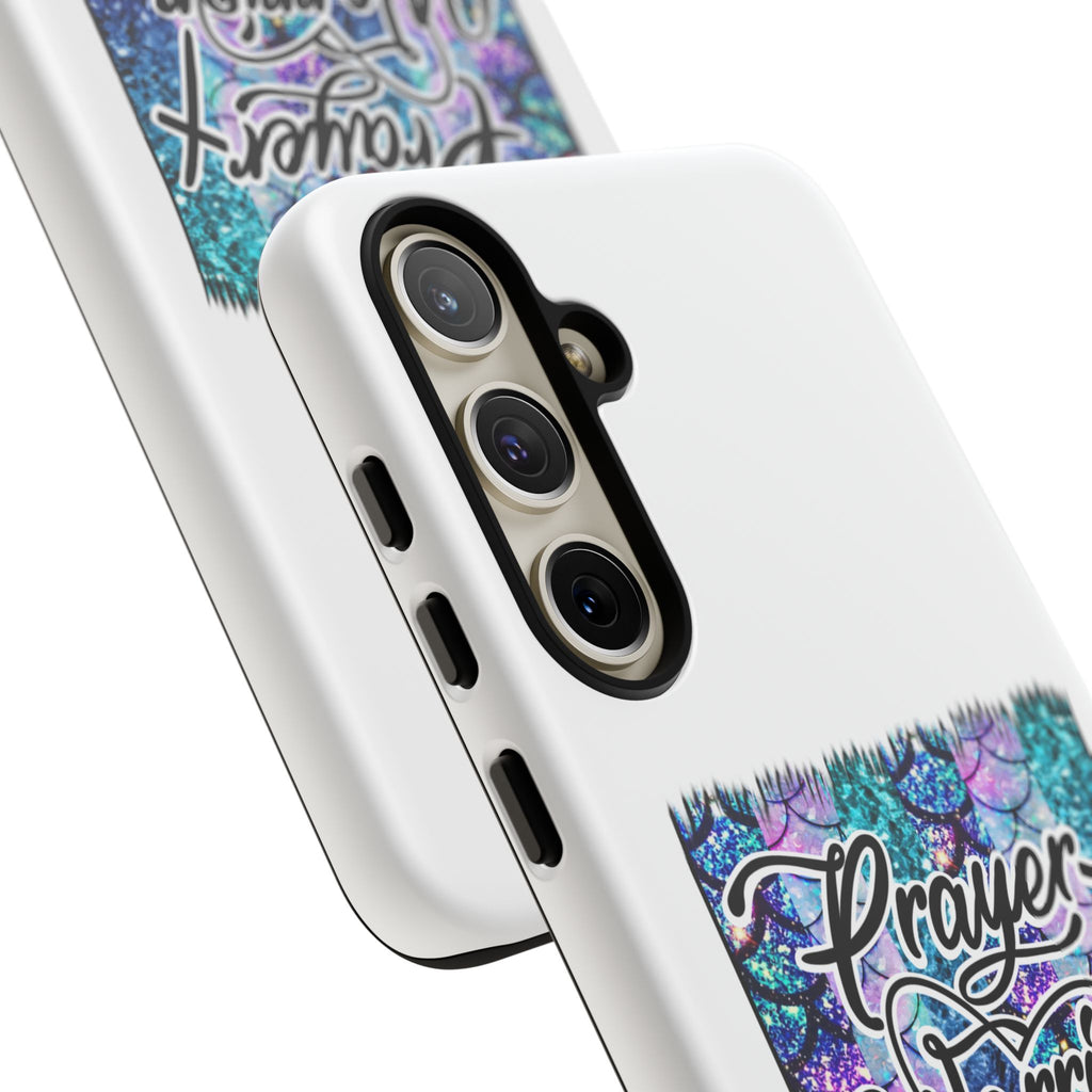 Prayer Warrior Phone Case — Faith-Inspired Tough Protective Cover