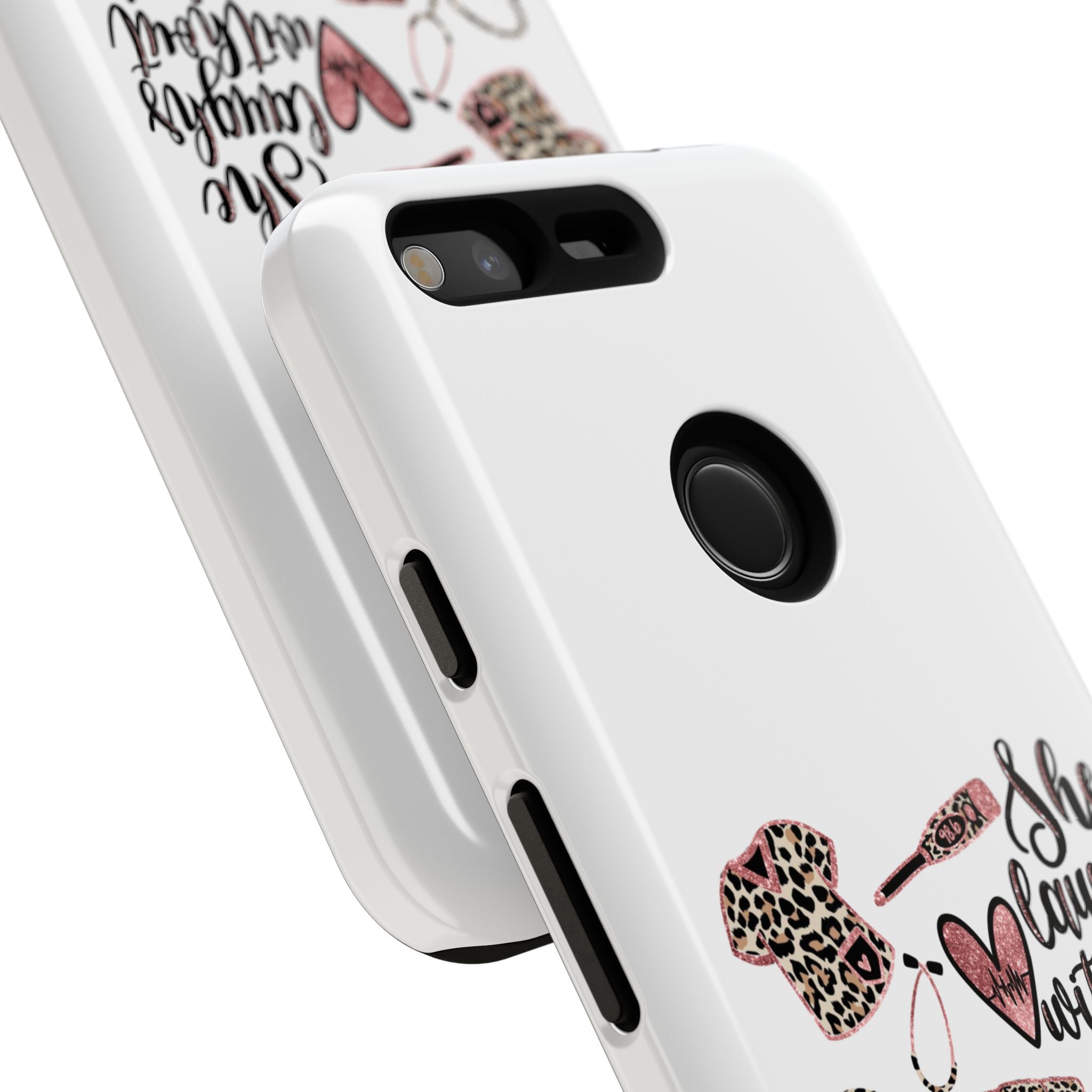 'She Laughs Without Fear' Proverbs 31 Scripture Nurse Tough Phone Case
