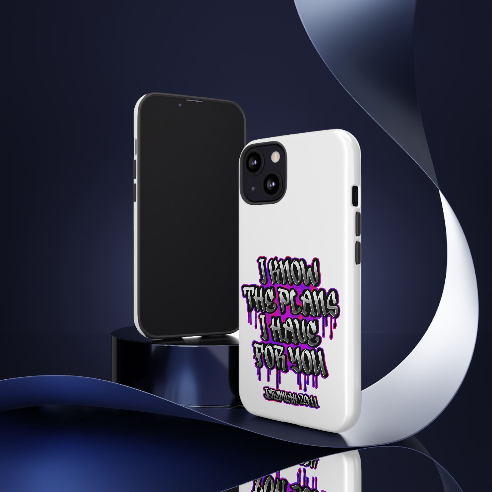 Jeremiah 29:11 Phone Case — "I Know The Plans I Have For You" Christian Bible Verse Protective Case