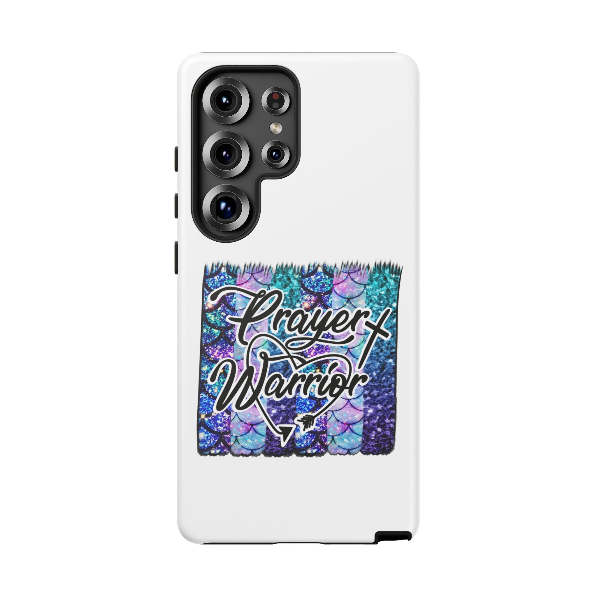 Prayer Warrior Phone Case — Faith-Inspired Tough Protective Cover