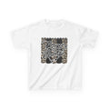 Kids Tee — "Prayer Warrior" Leopard Print Graphic