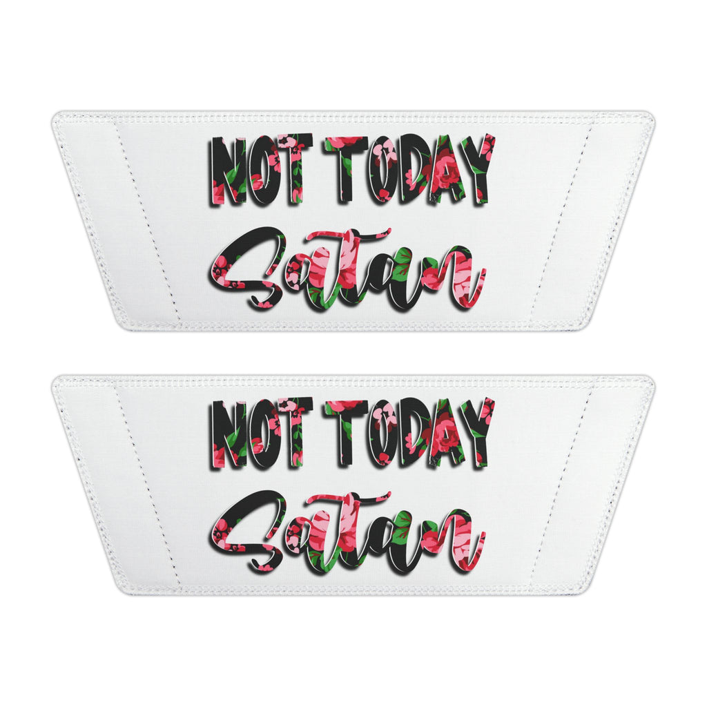 Not today Satan Christian Women's Removable-Strap Sandals