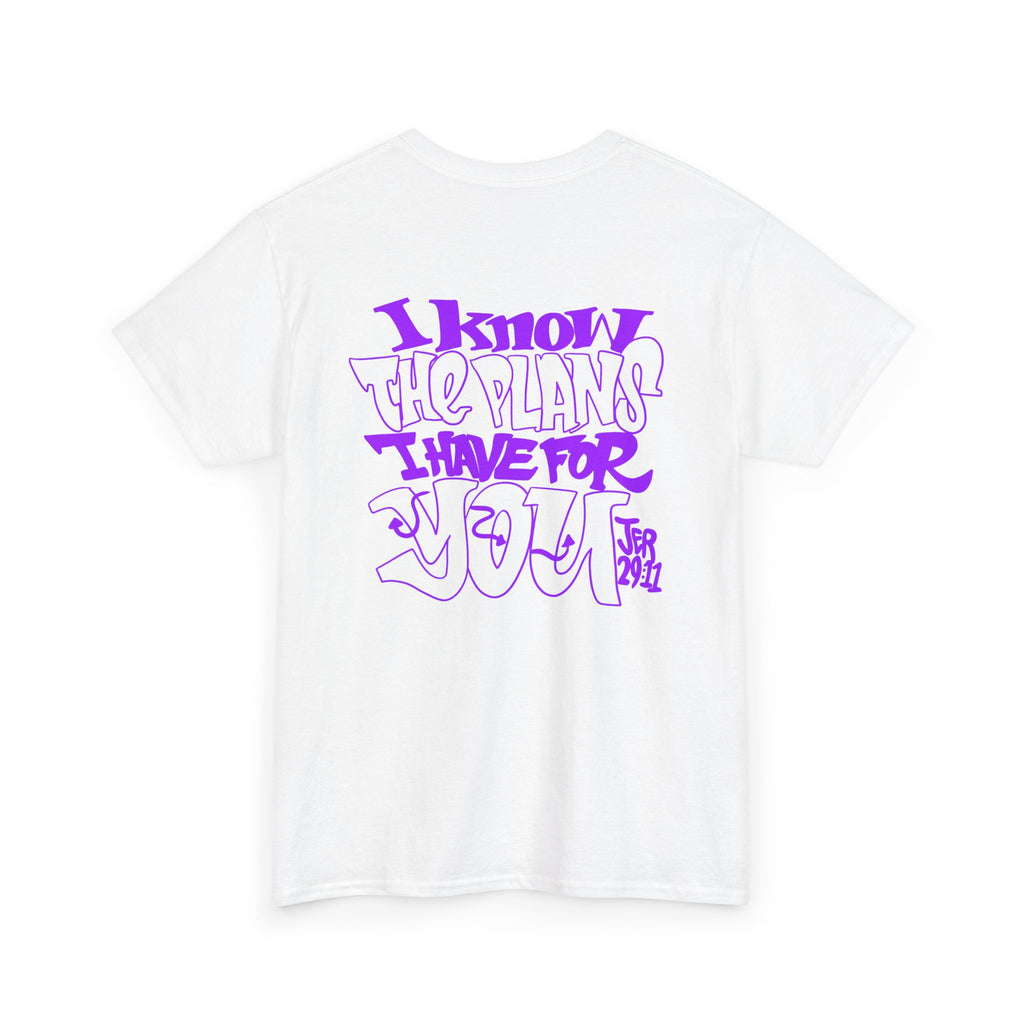 I Know The Plans I Have For You Tee — Inspirational Scripture Graphic T‑Shirt