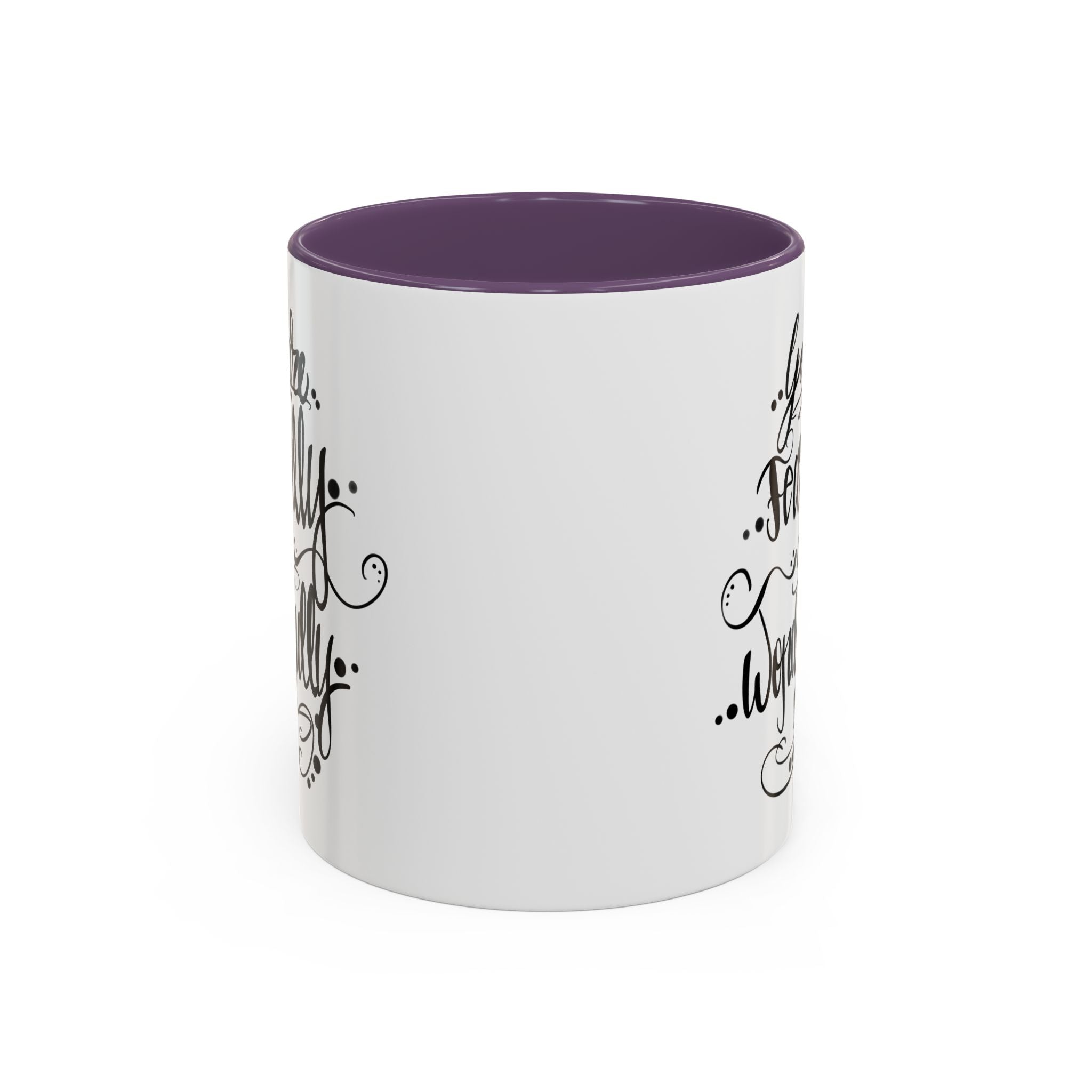 Inspirational Coffee Mug — "You Are Fearfully and Wonderfully Made" Accent Mug