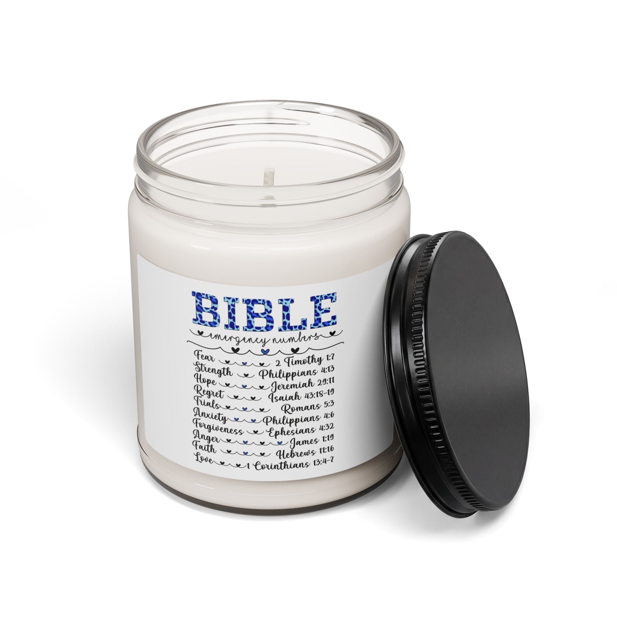Bible Emergency Scriptures Scented Soy Candle, 9oz