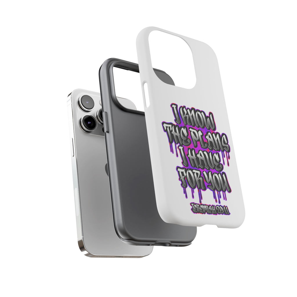 Jeremiah 29:11 Phone Case — "I Know The Plans I Have For You" Christian Bible Verse Protective Case