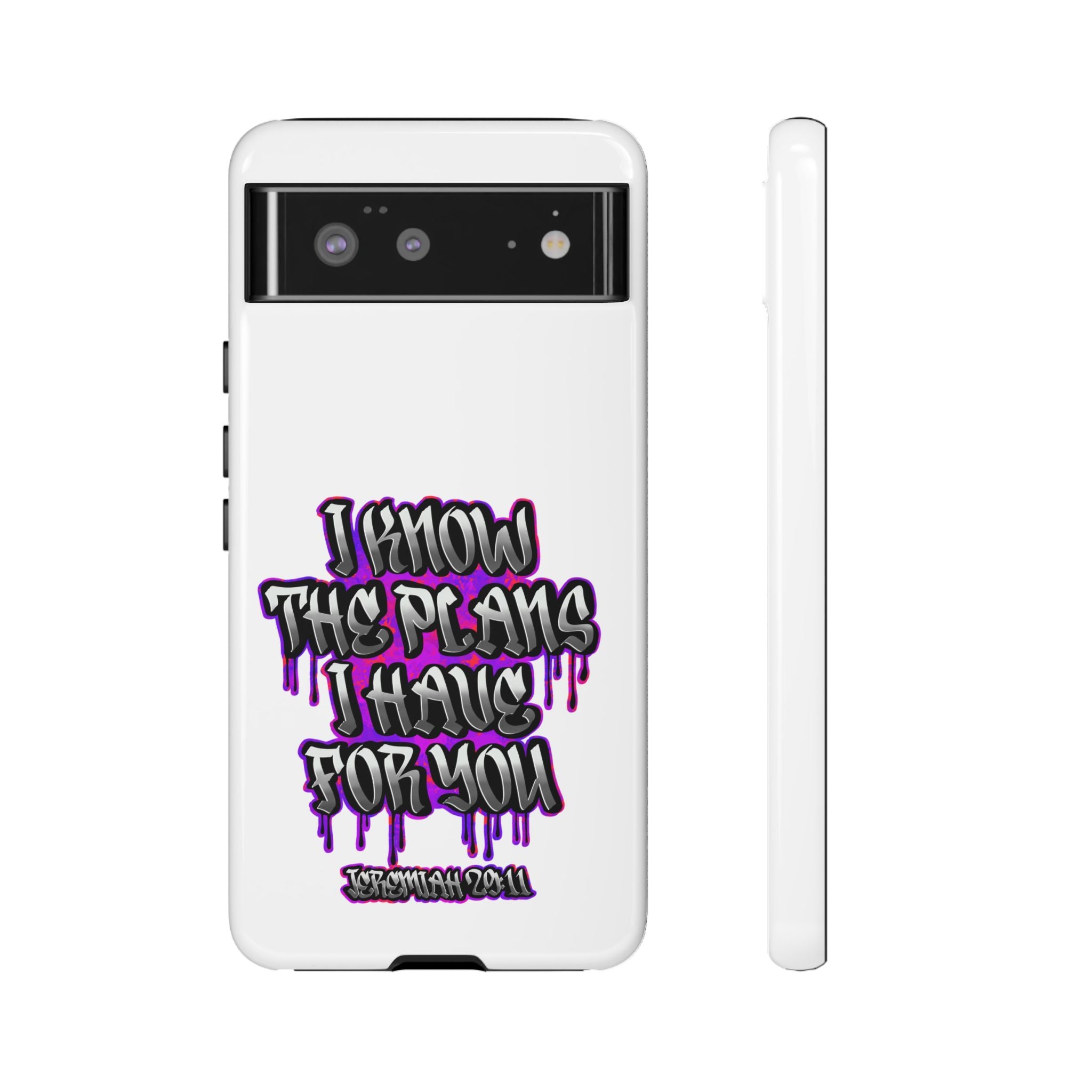 Jeremiah 29:11 Phone Case — "I Know The Plans I Have For You" Christian Bible Verse Protective Case
