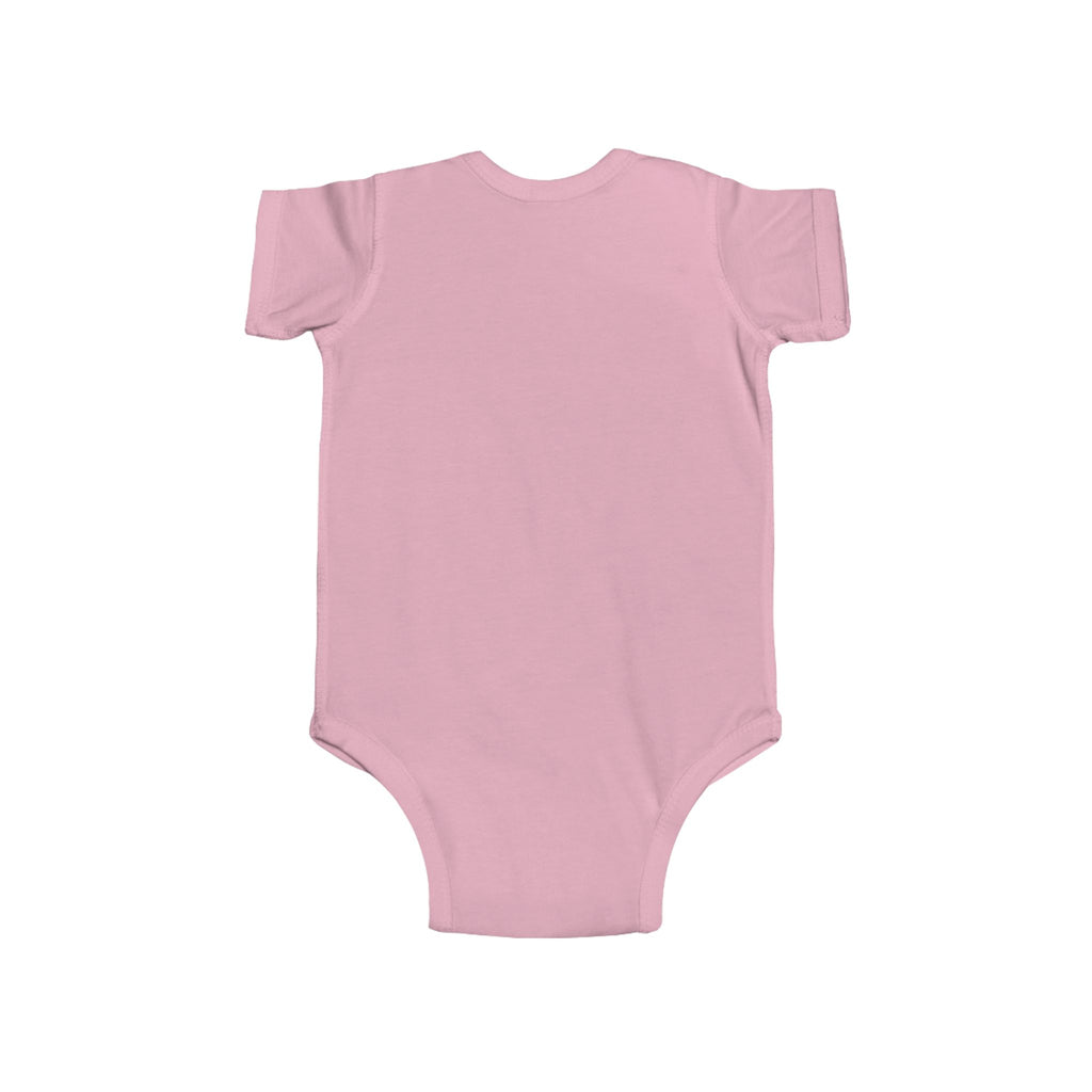 Infant Bodysuit with Cross Calligraphy John 3:16 — Christian Baby Onesie, Religious Gift