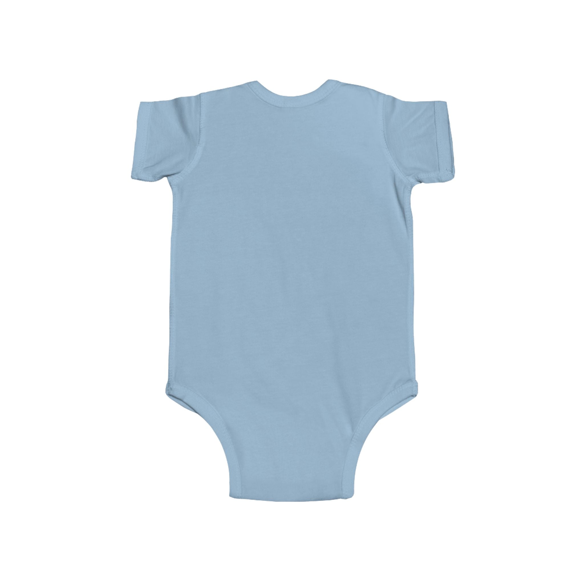 Infant Bodysuit with Cross Calligraphy John 3:16 — Christian Baby Onesie, Religious Gift