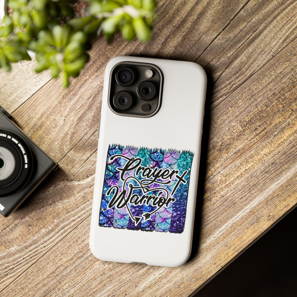 Prayer Warrior Phone Case — Faith-Inspired Tough Protective Cover