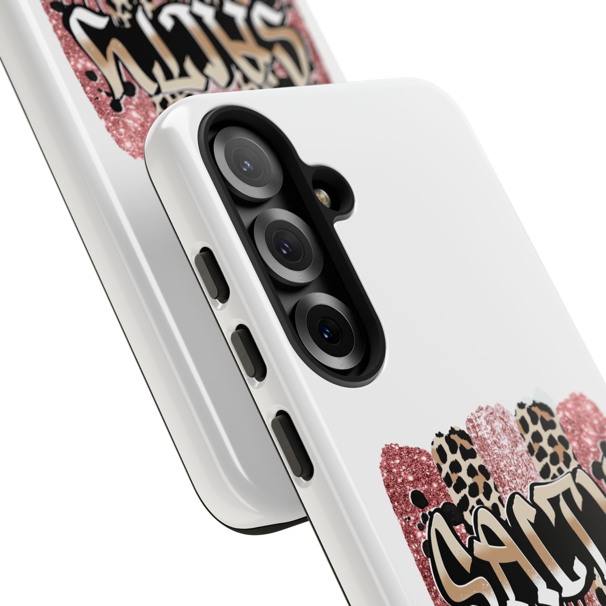 Salty Matthew 5:13 Scripture Leopard Pink Glitter Tough Case — Matthew 5:13 Scripture Phone Cover