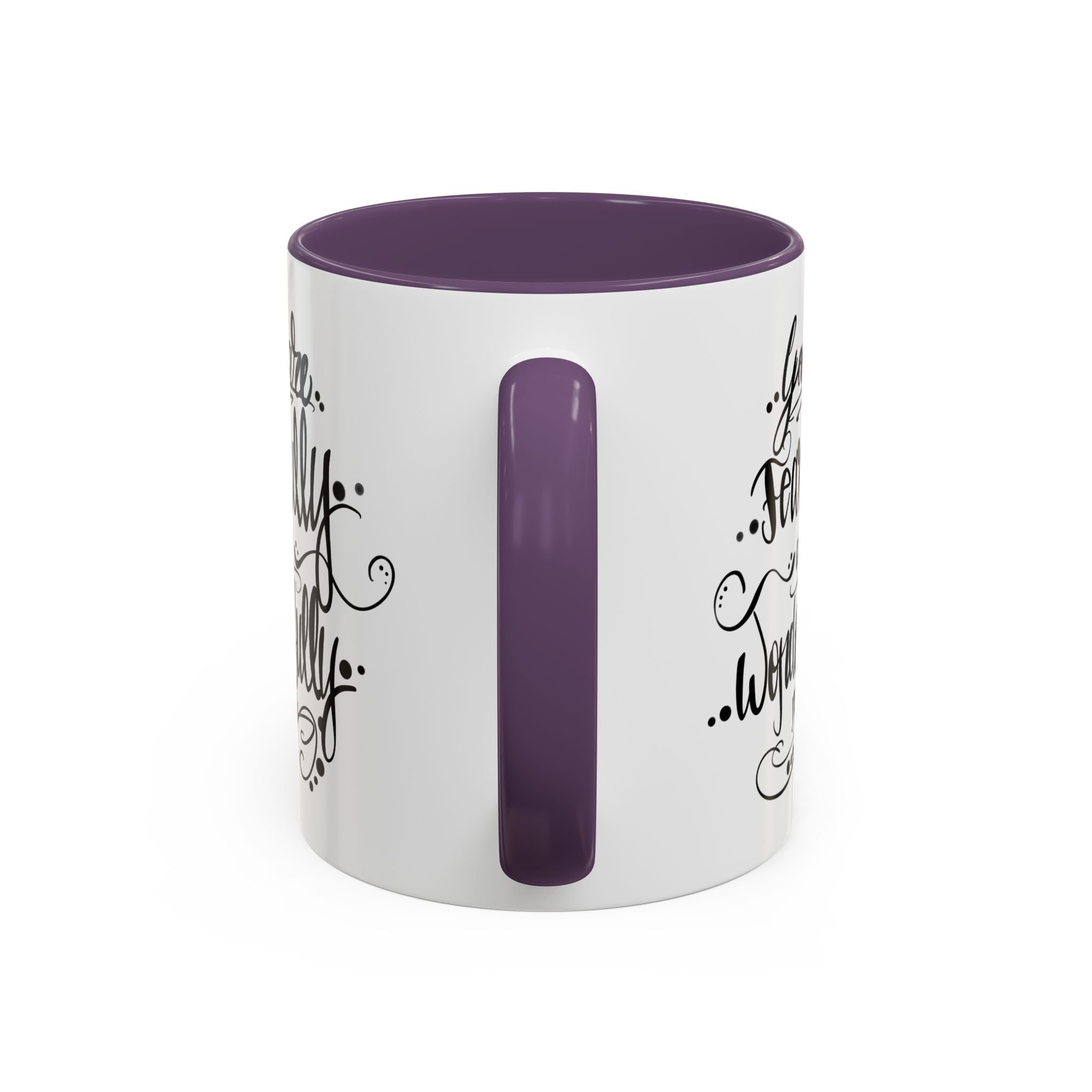 Inspirational Coffee Mug — "You Are Fearfully and Wonderfully Made" Accent Mug