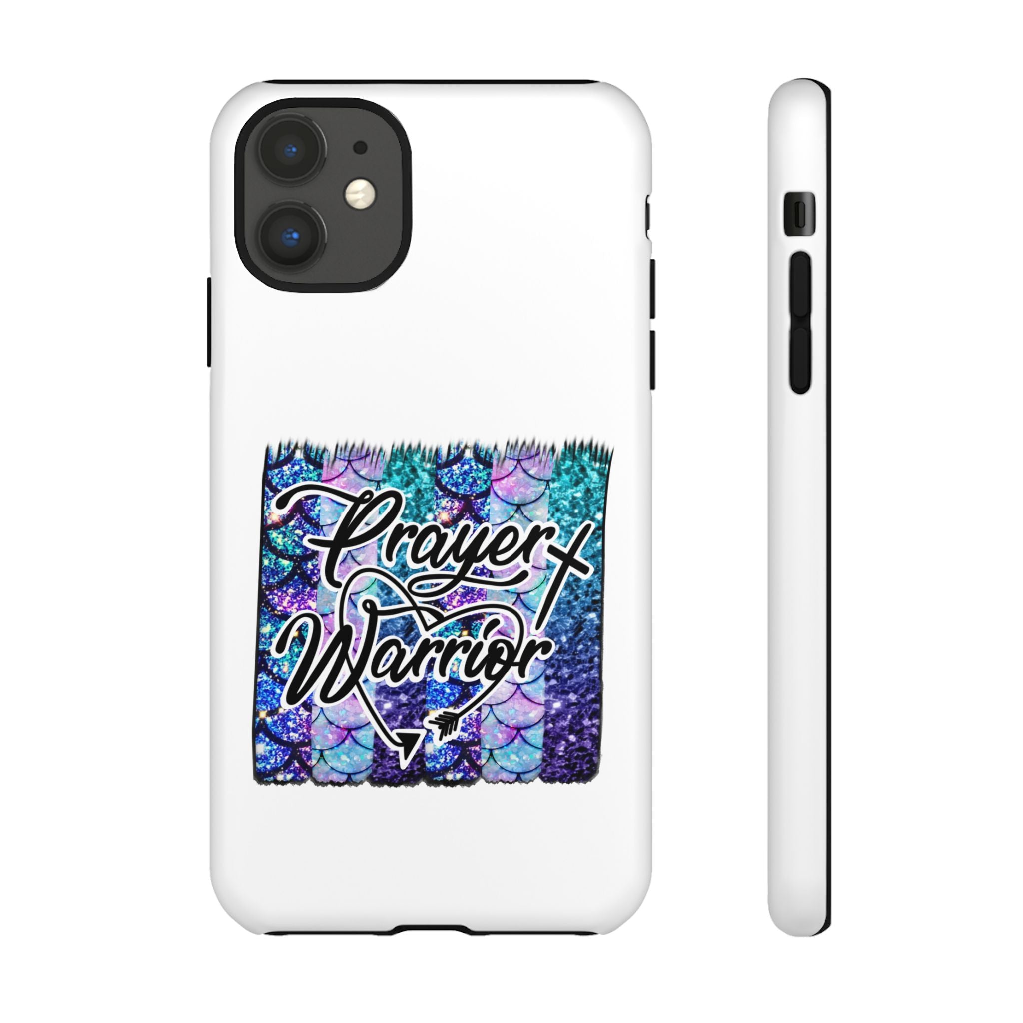 Prayer Warrior Phone Case — Faith-Inspired Tough Protective Cover