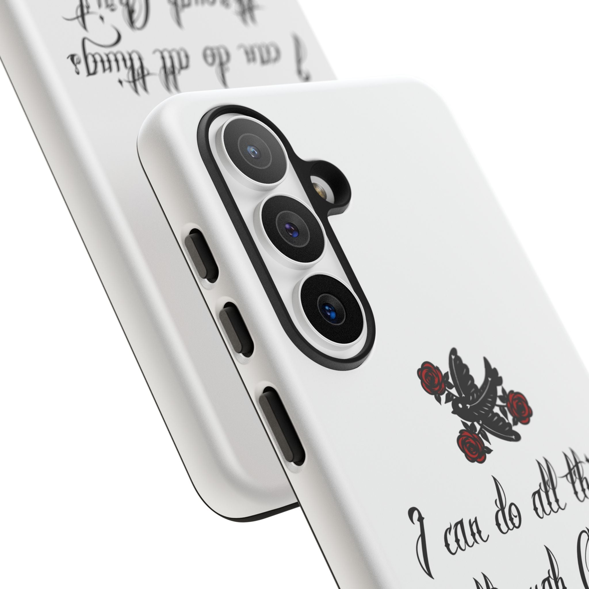 Christian Phone Case — "I can do all things through Christ" (Philippians 4:13)