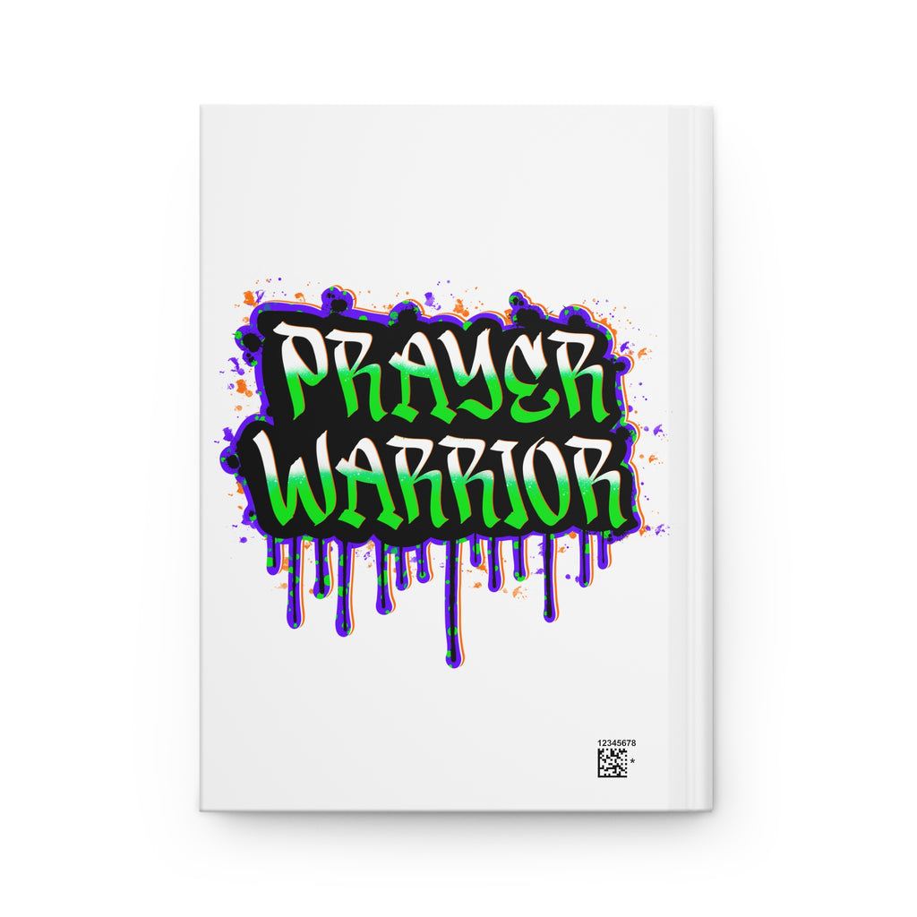 Prayer Warrior Hardcover Journal — Graffiti Style Christian Notebook for Devotion & Bible Study