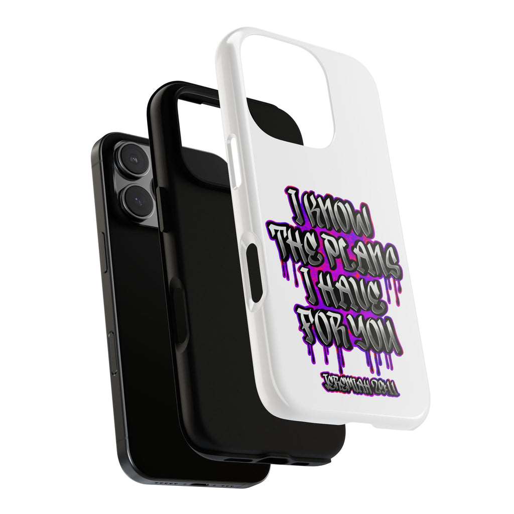 Jeremiah 29:11 Phone Case — "I Know The Plans I Have For You" Christian Bible Verse Protective Case