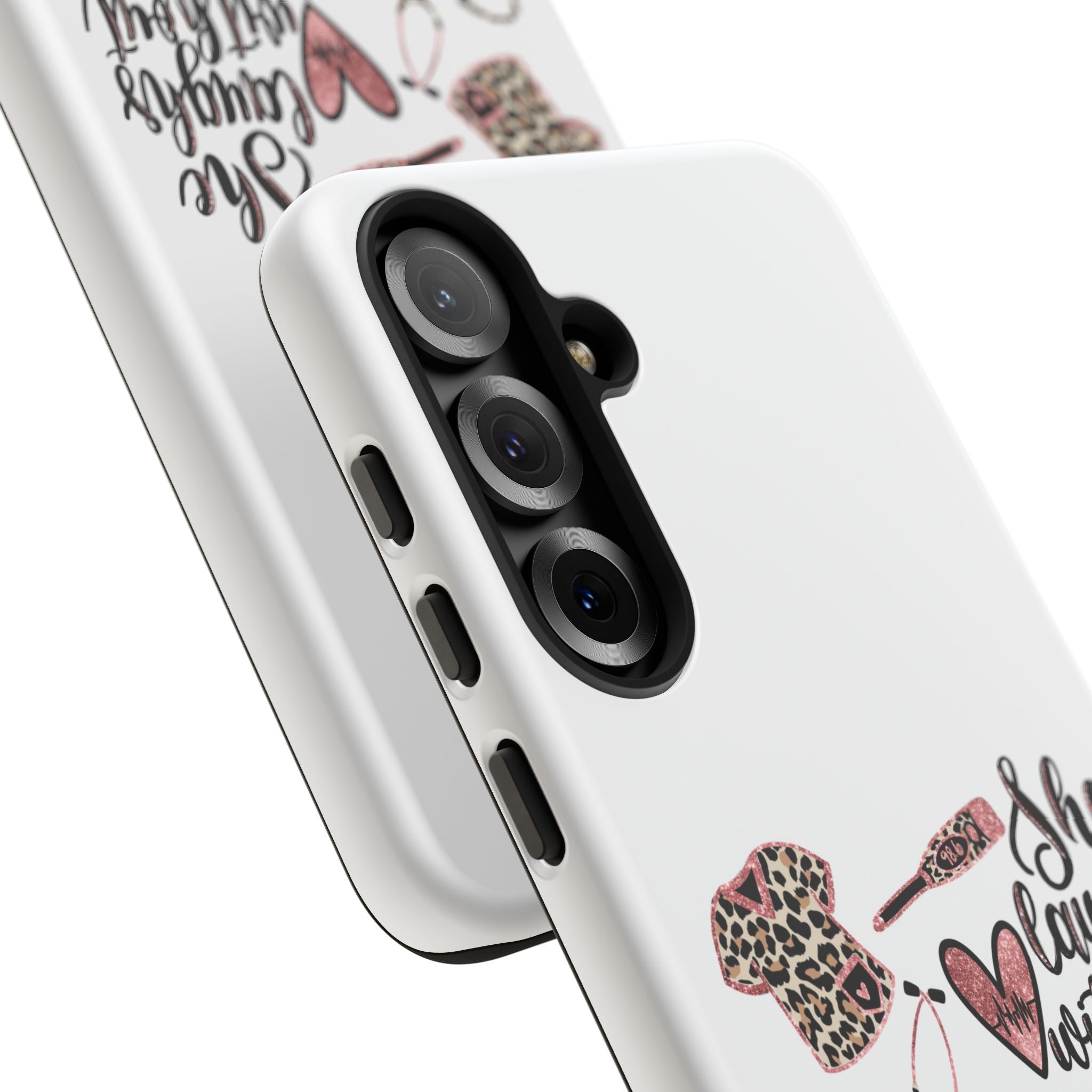 'She Laughs Without Fear' Proverbs 31 Scripture Nurse Tough Phone Case
