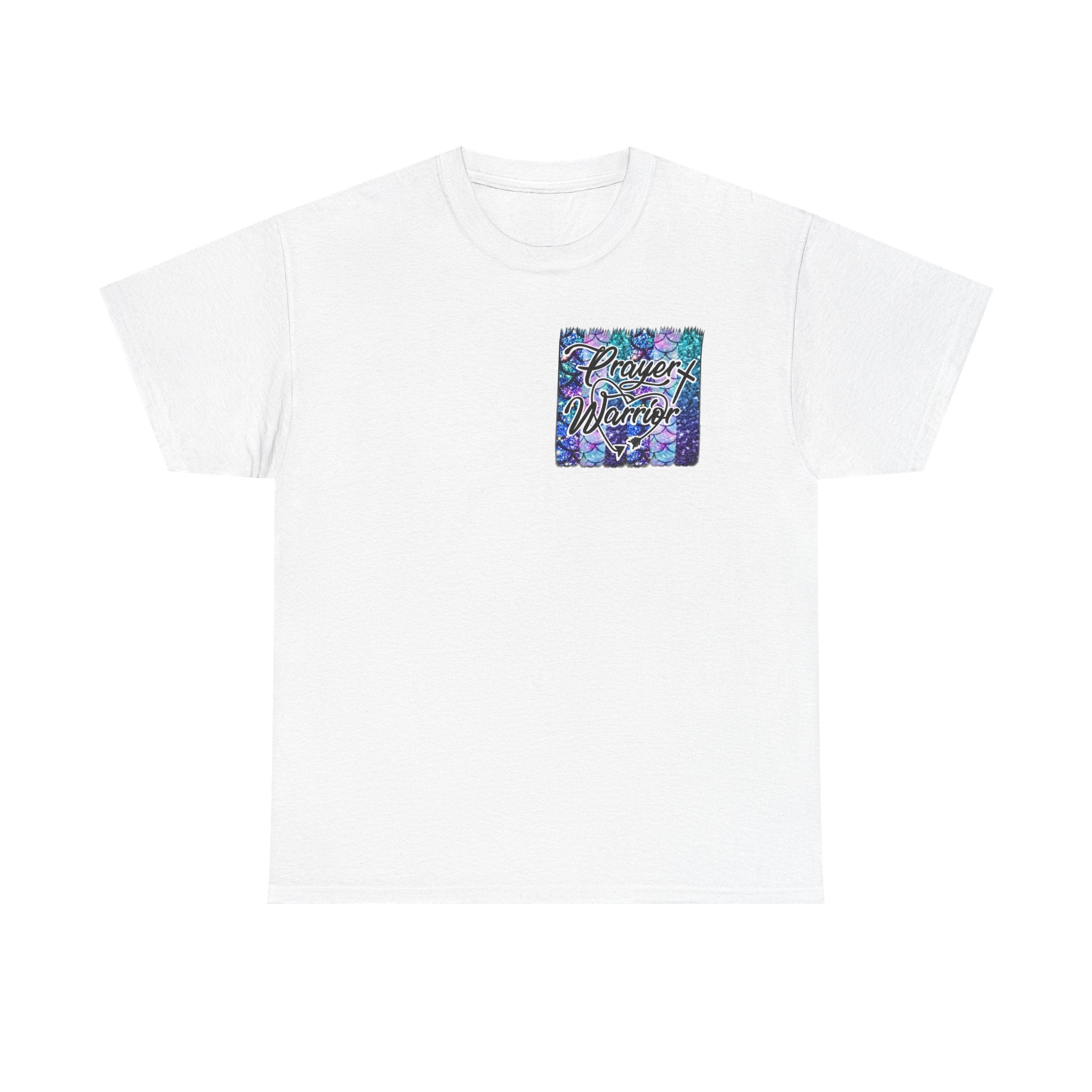 Prayer Warrior T-Shirt — Floral Christian Faith Tee