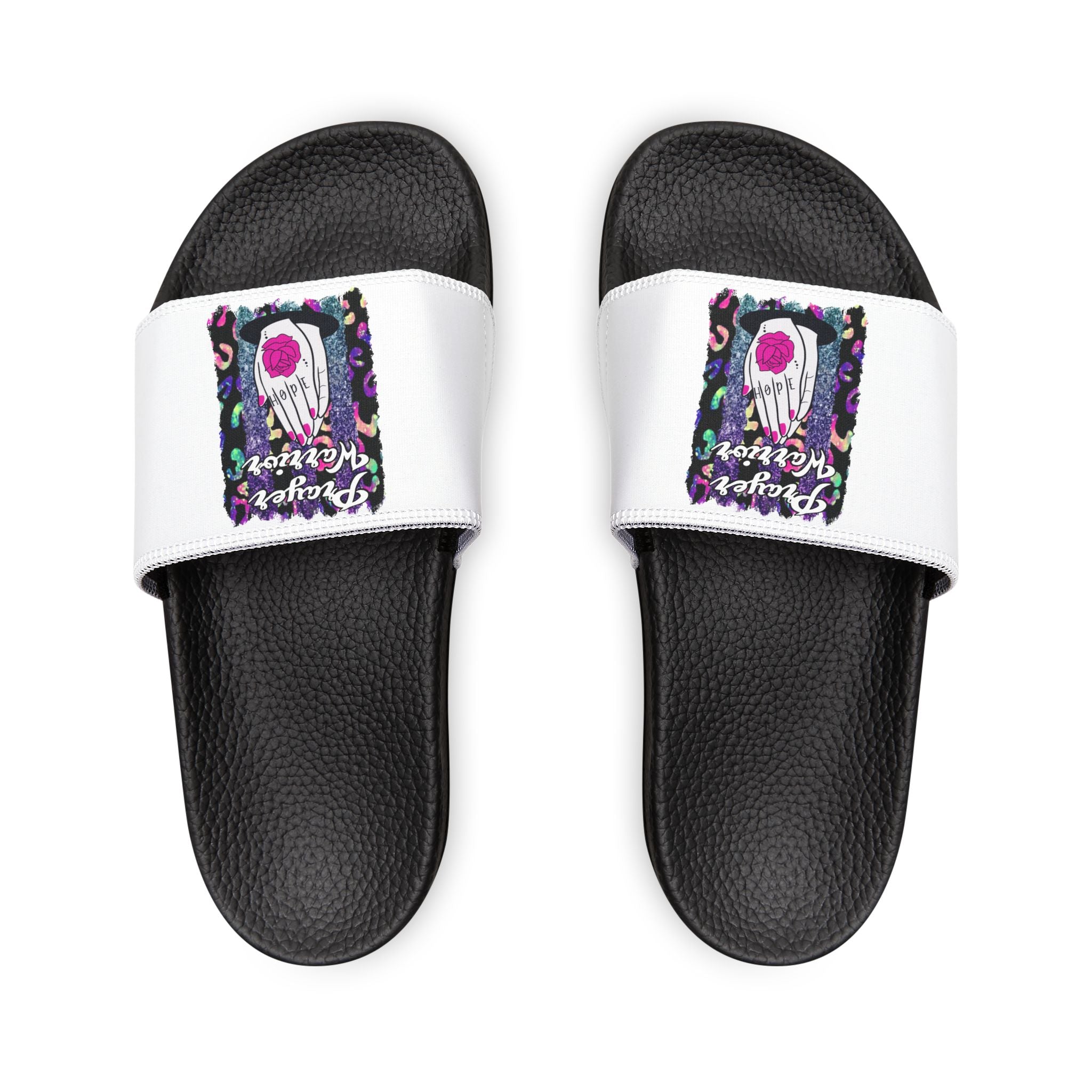 Praying Hands Prayer Warrior Women's Removable-Strap Sandals