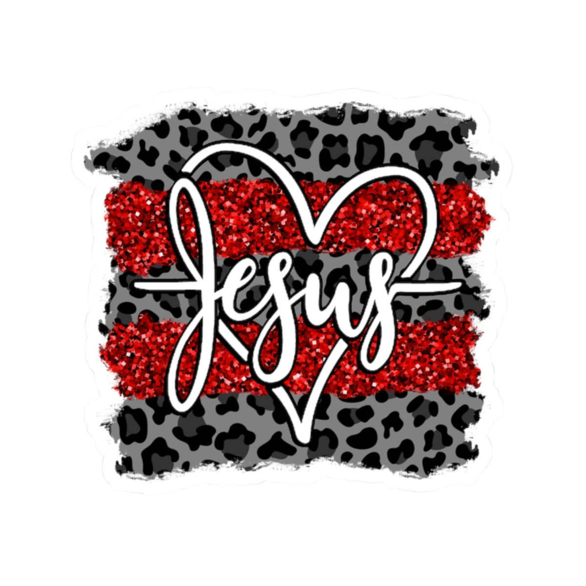 Jesus Kiss-Cut Decal