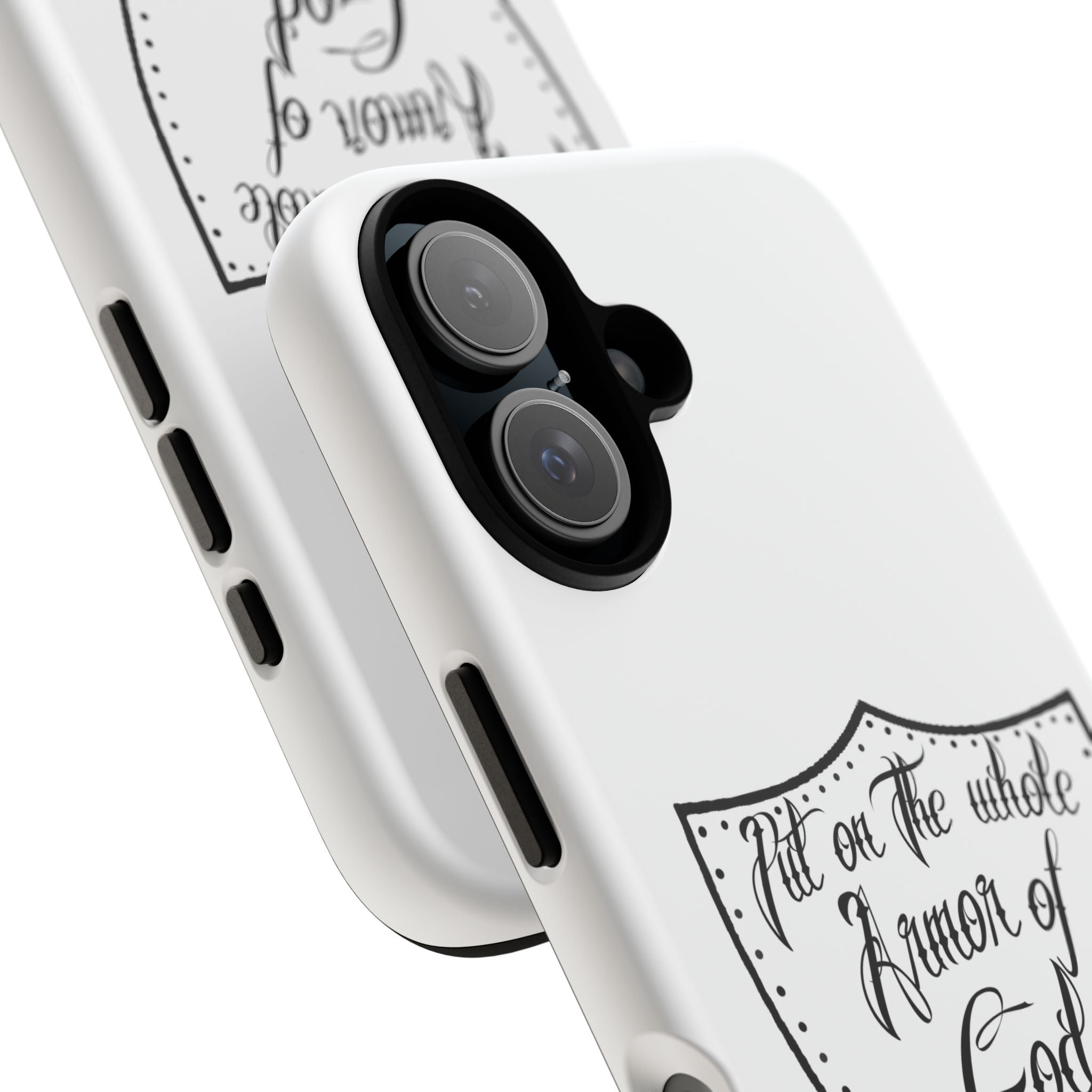 Armor of God Phone Case — Ephesians 6:11 Christian Floral Protective Cover