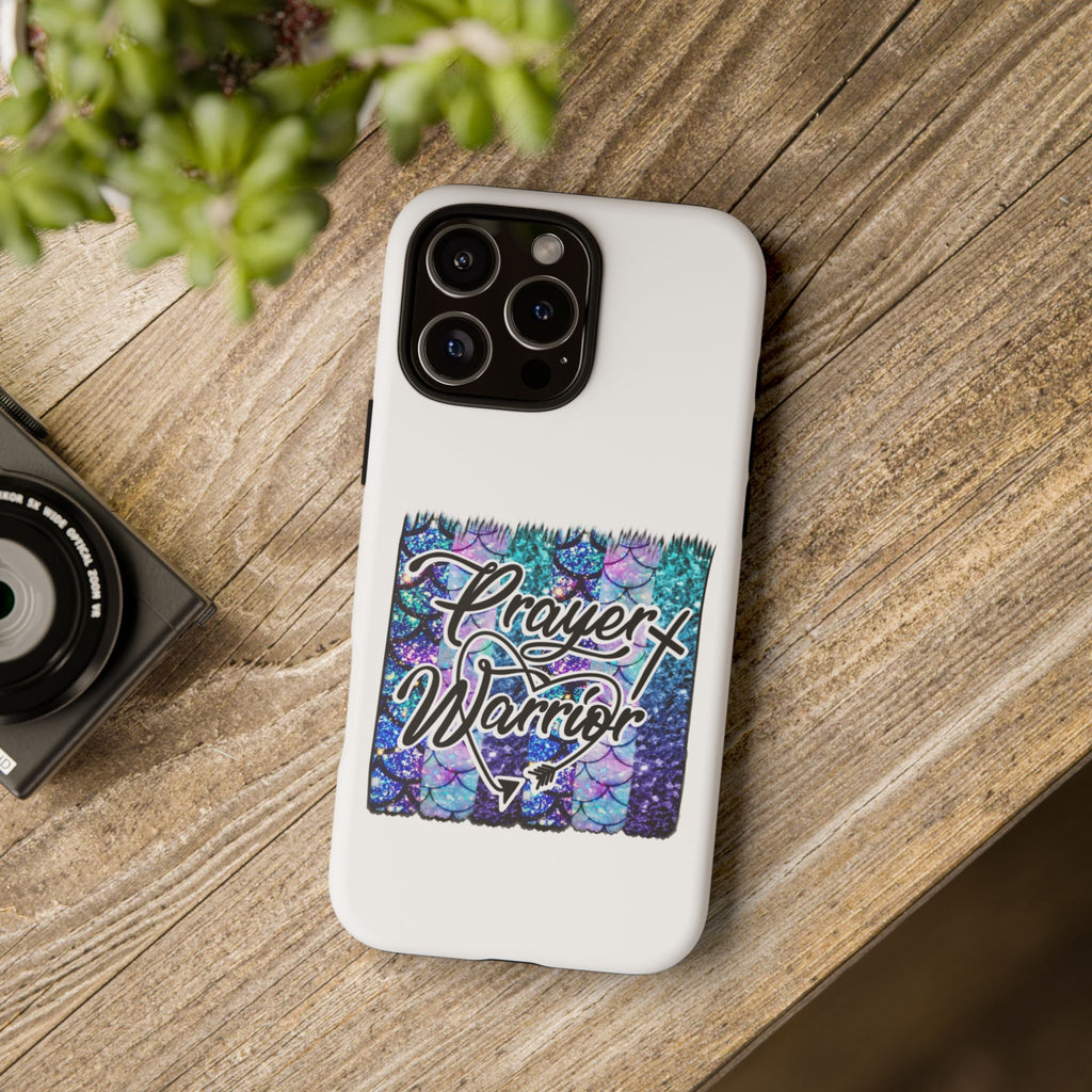 Prayer Warrior Phone Case — Faith-Inspired Tough Protective Cover