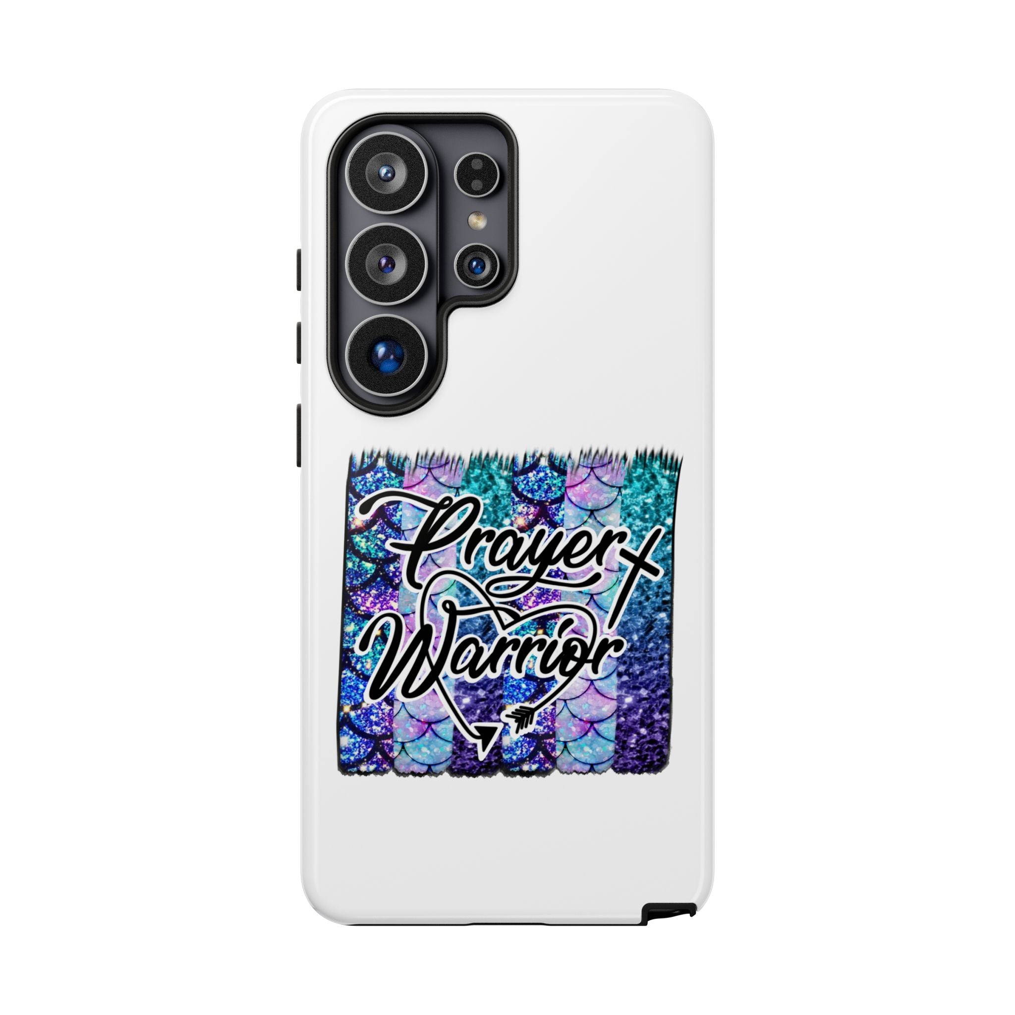 Prayer Warrior Phone Case — Faith-Inspired Tough Protective Cover