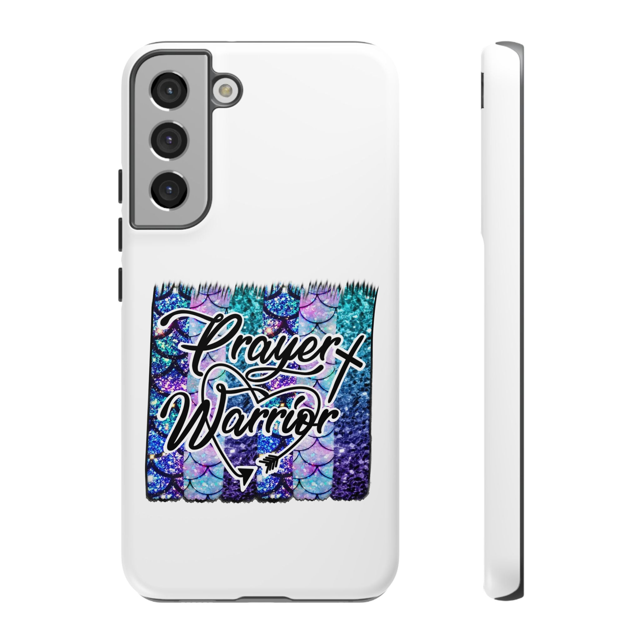 Prayer Warrior Phone Case — Faith-Inspired Tough Protective Cover