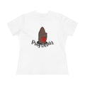 Pray Harder Women's Tee — Praying Hands with Red Rose Spiritual Christian Shirt