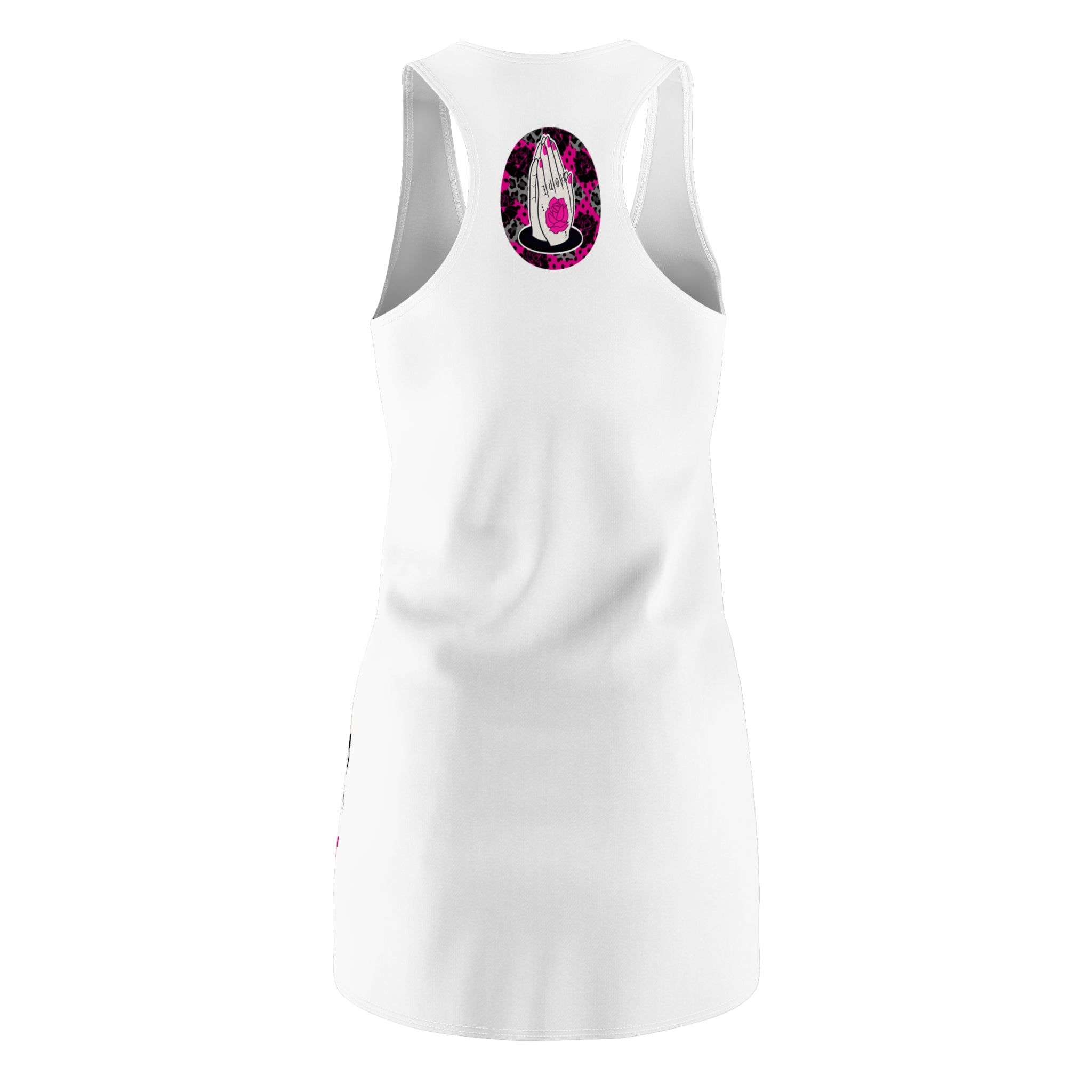 Racerback Dress — Pink Praying Hands "Hope" Graphic